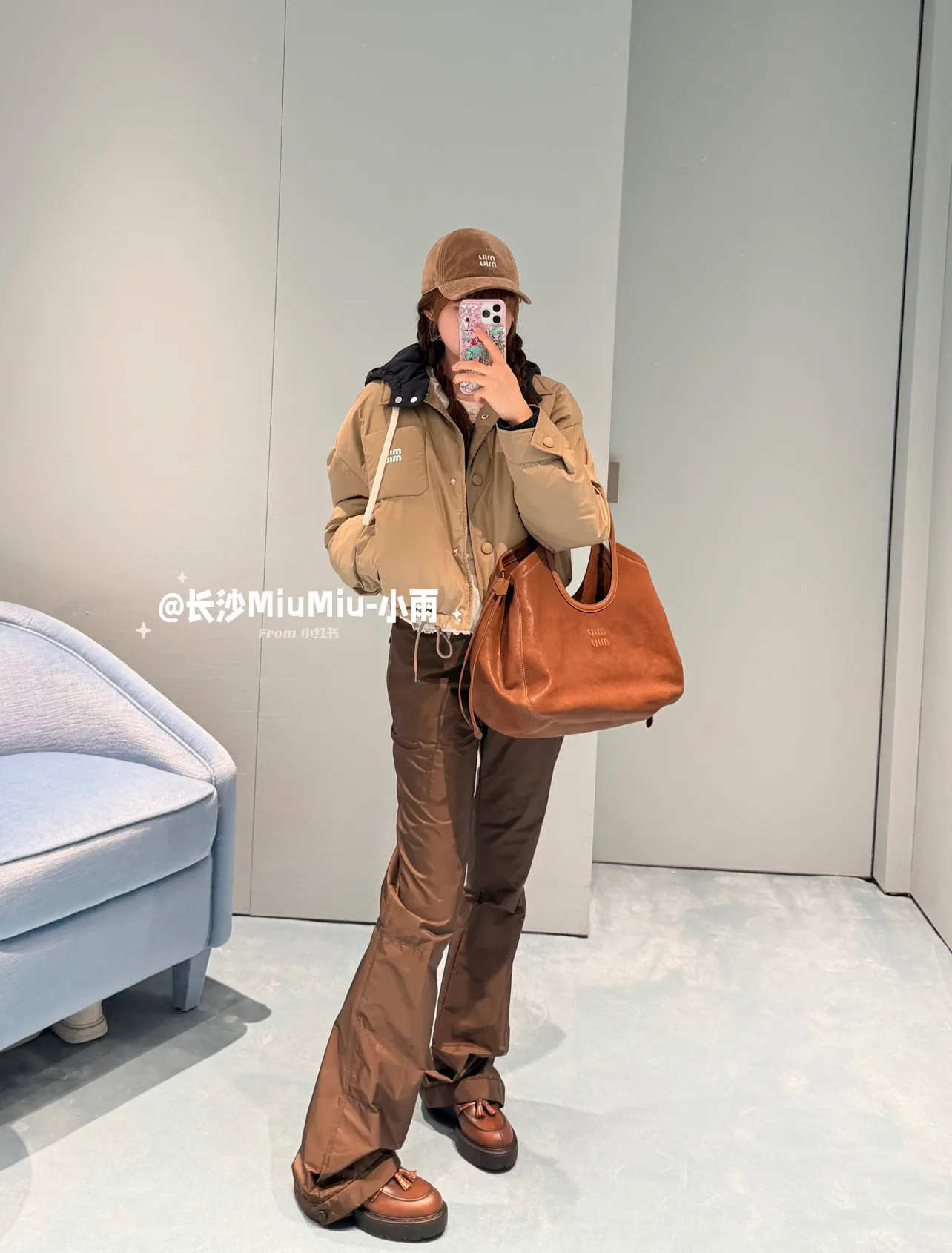 Куртки И Пуховики Женские Miu Miu 18030686