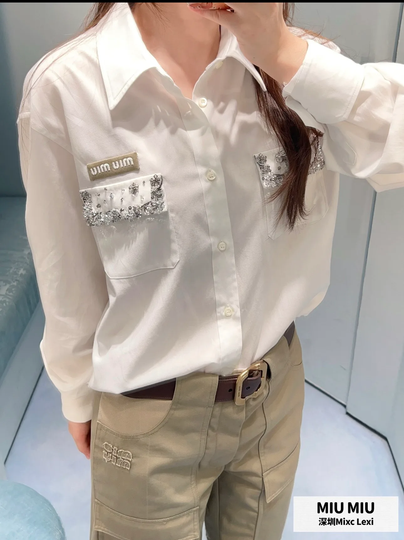 Рубашки Женские Miu Miu 17517062