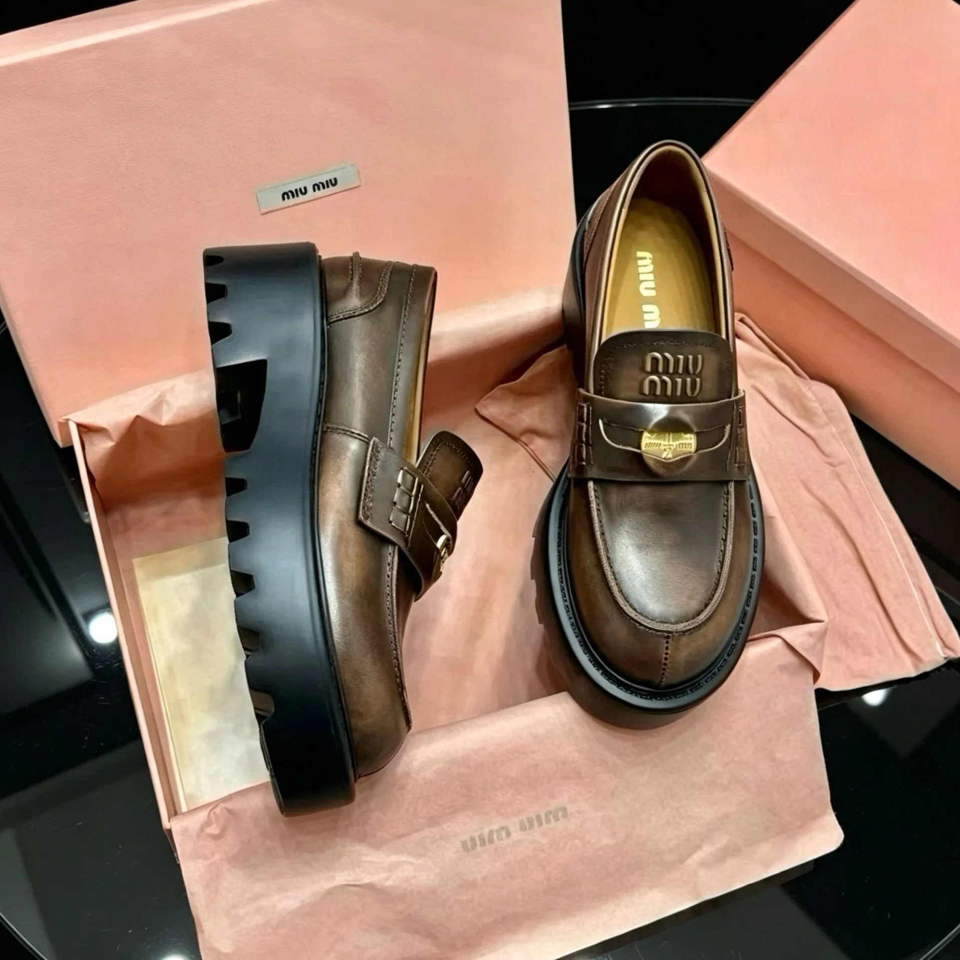 Лоферы И Мокасины Женские Miu Miu 18703356
