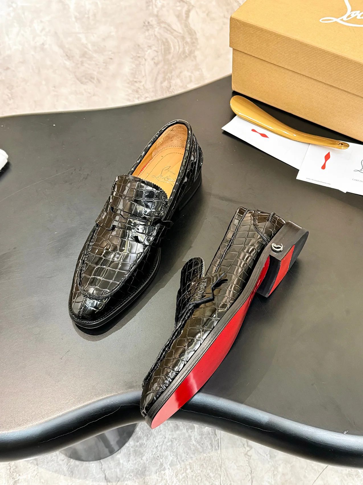 Лоферы И Туфли Мужские Christian Louboutin 18117268