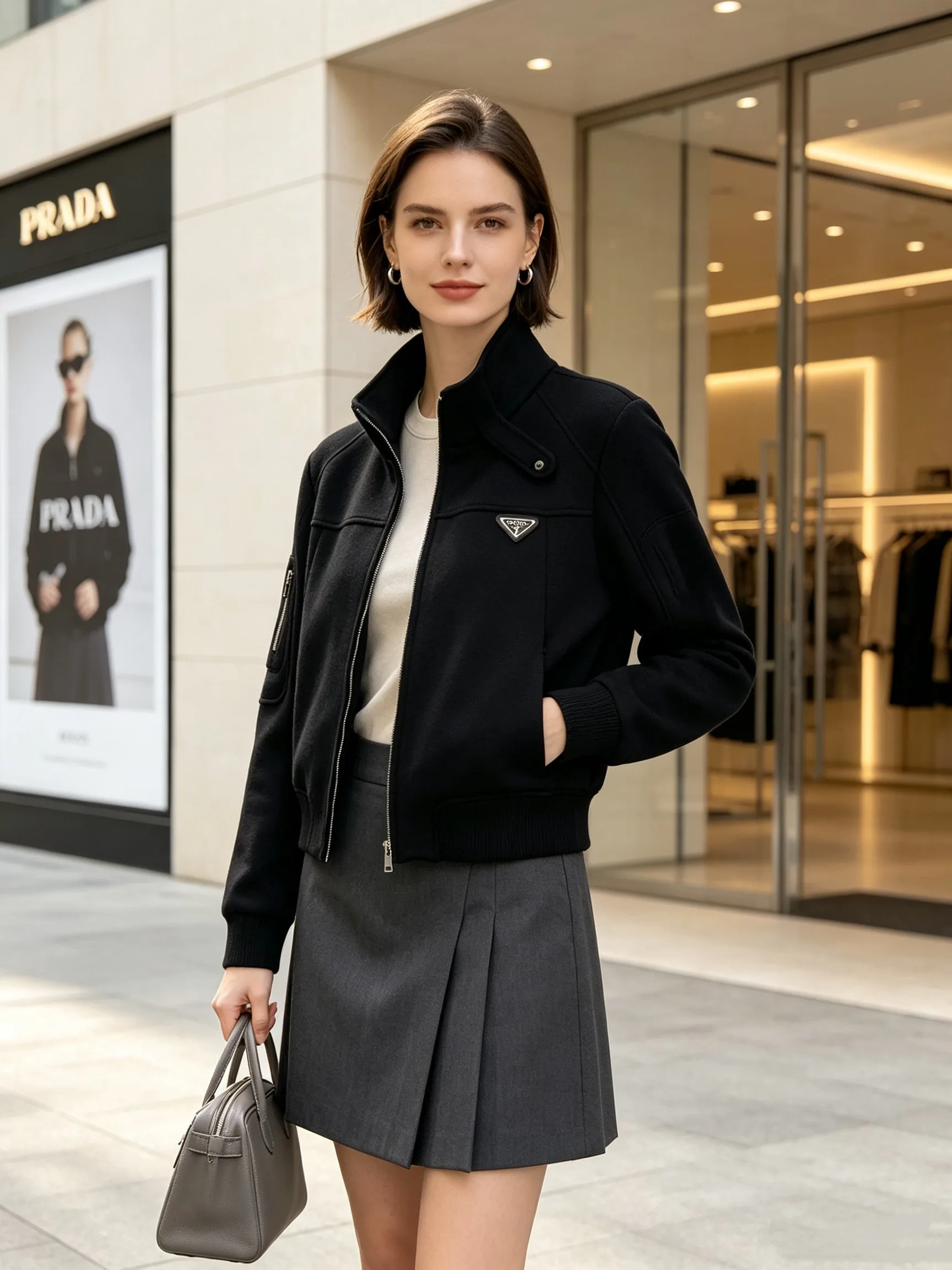 Куртки И Пуховики Женские Prada 17986480