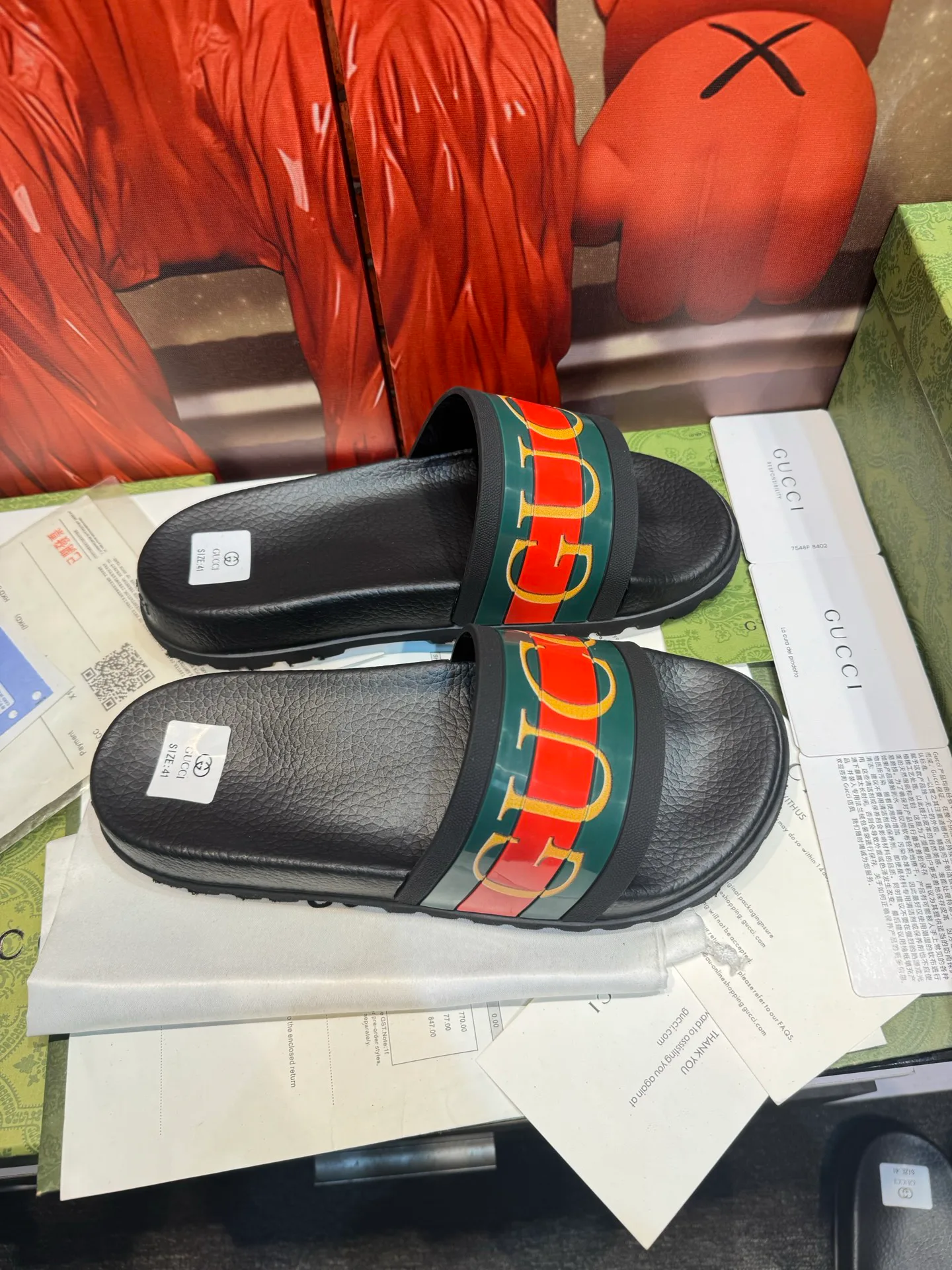 Шлепанцы Женские Gucci 10313900