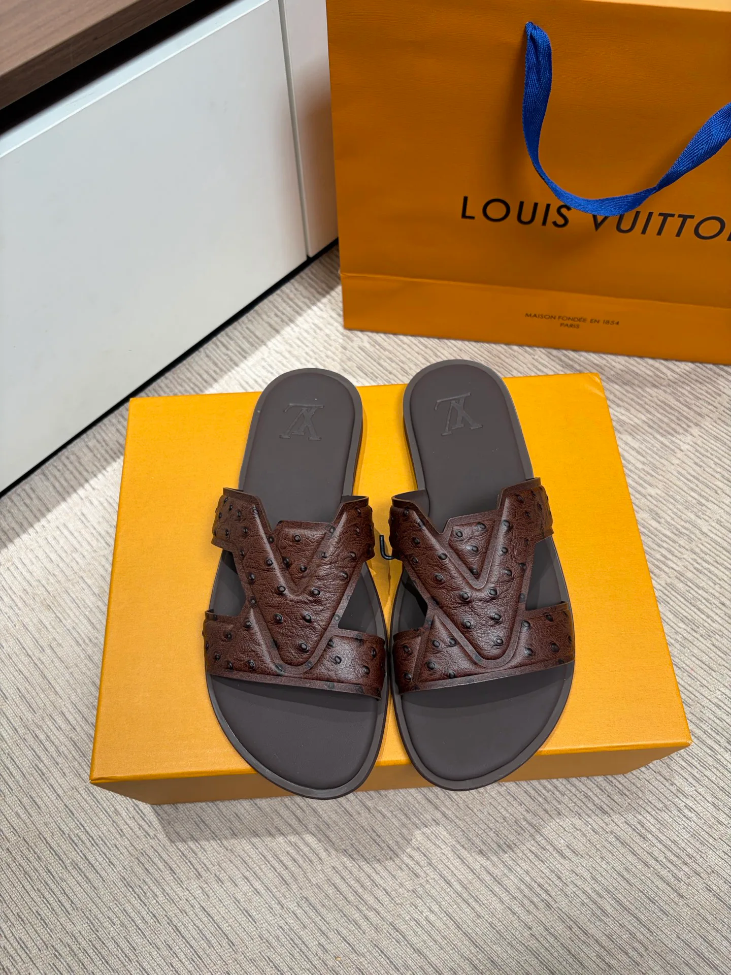 Шлепанцы Мужские Louis Vuitton 12826634