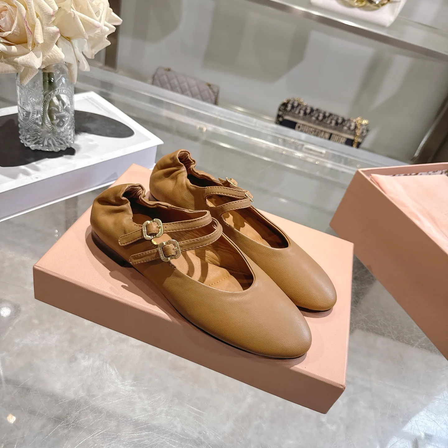 Балетки Женские Miu Miu 12156478