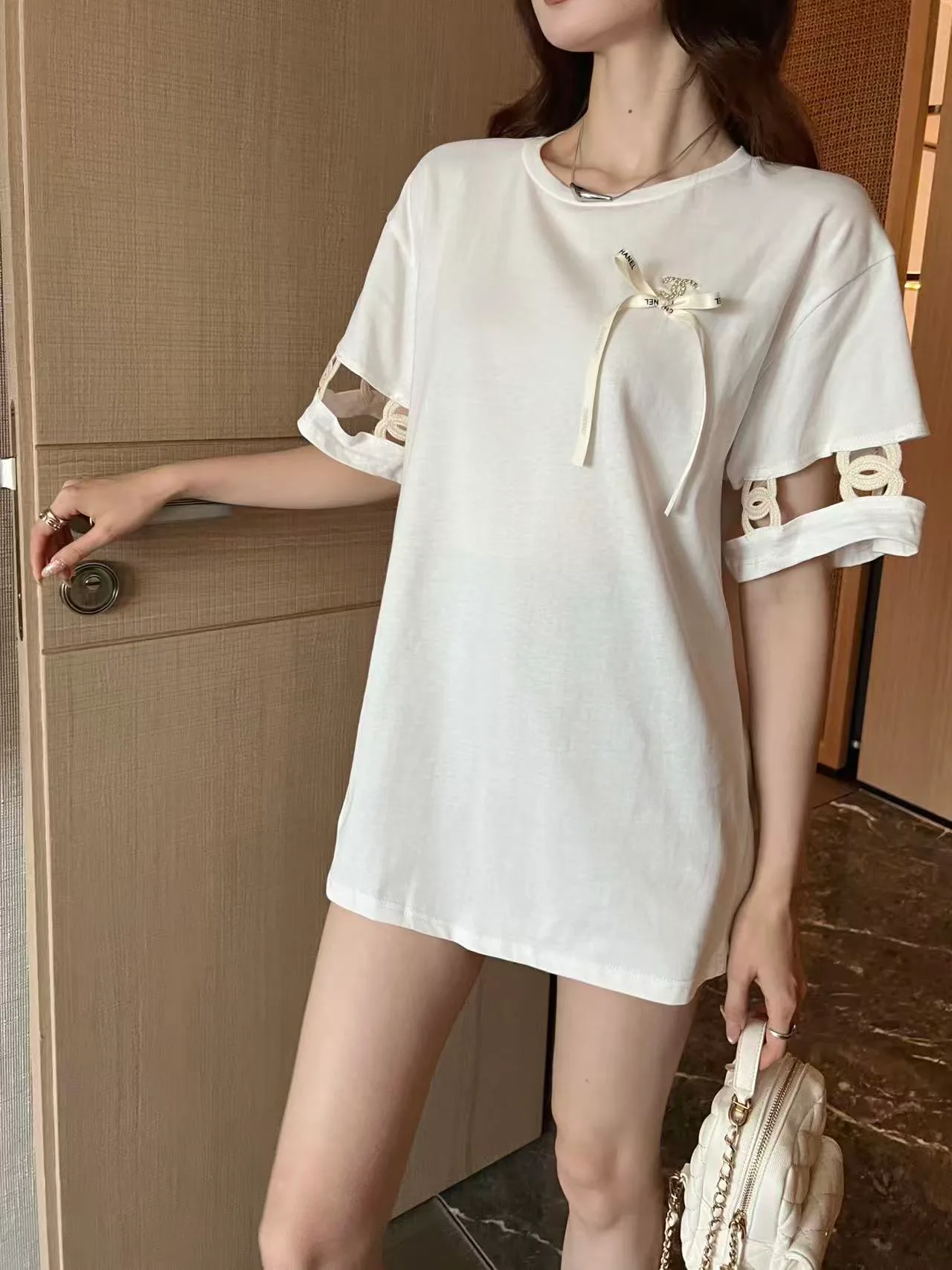 Футболки Женские Chanel 9876852