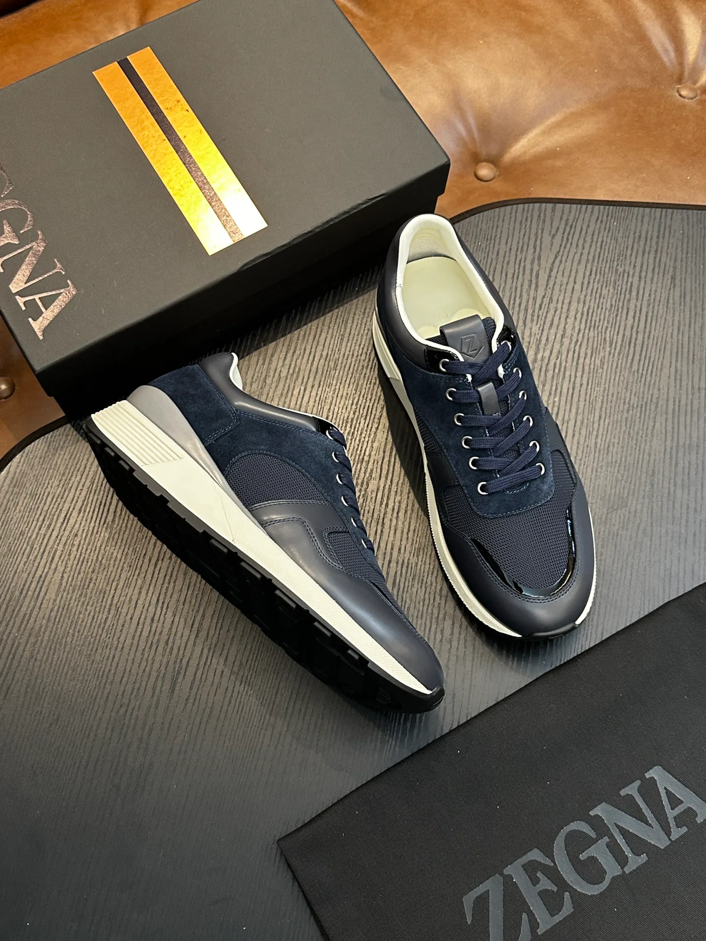 Кроссовки Мужские Zegna 141504