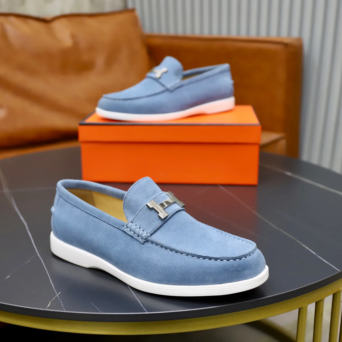 Лоферы И Туфли Мужские Hermes 18103091