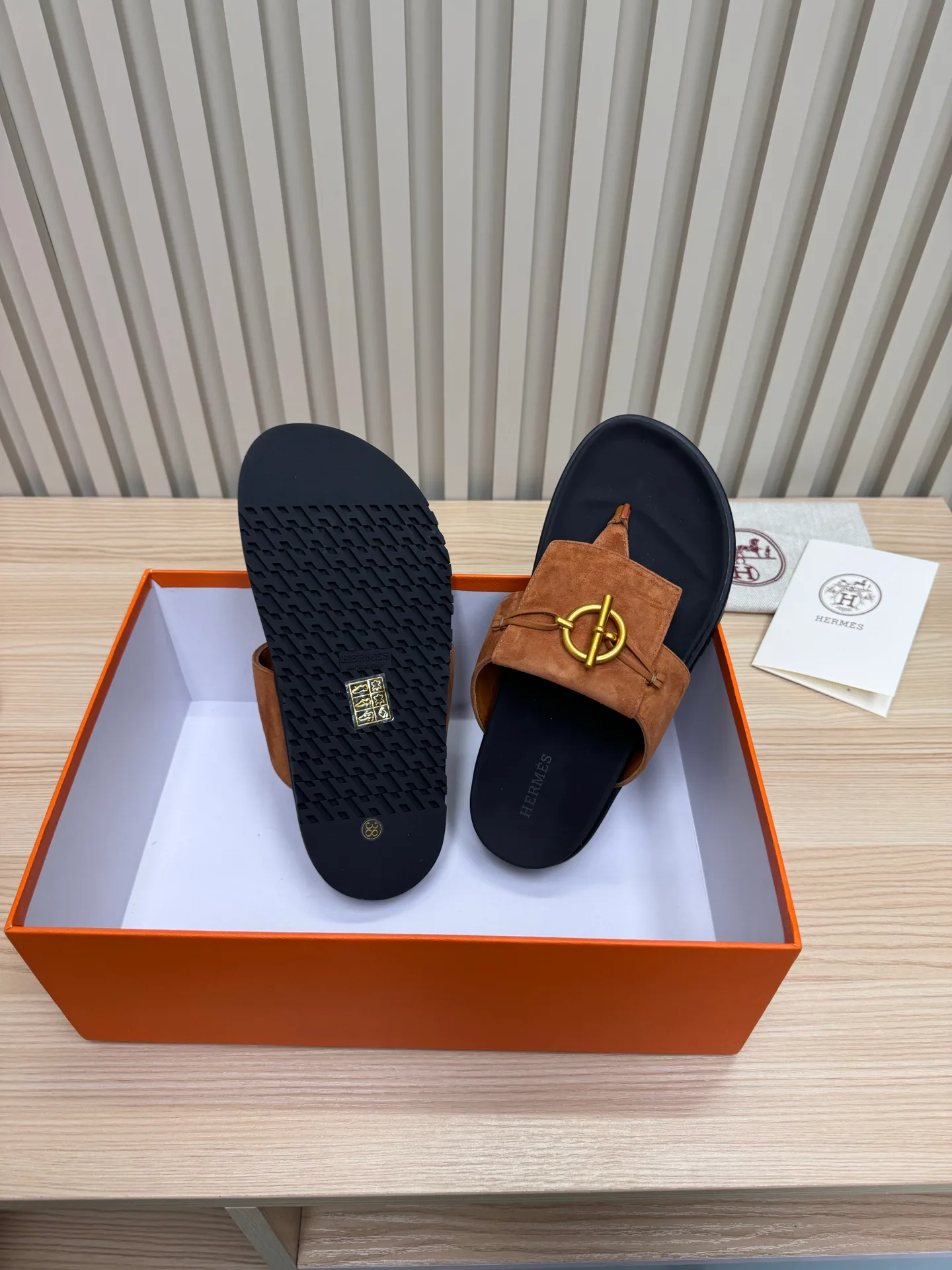 Шлепанцы Женские Hermes 488263