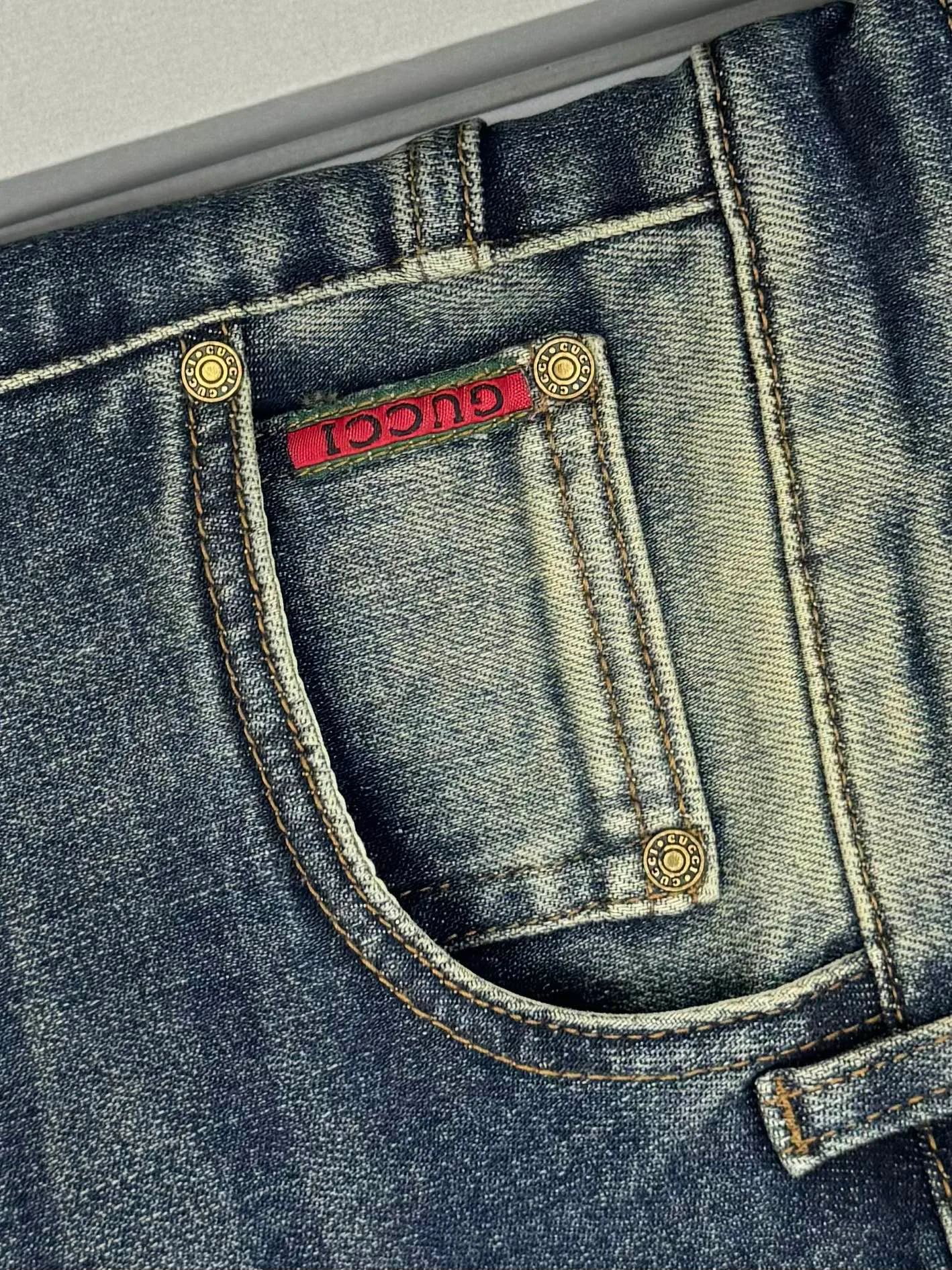 Джинсы Мужские Gucci 18140735