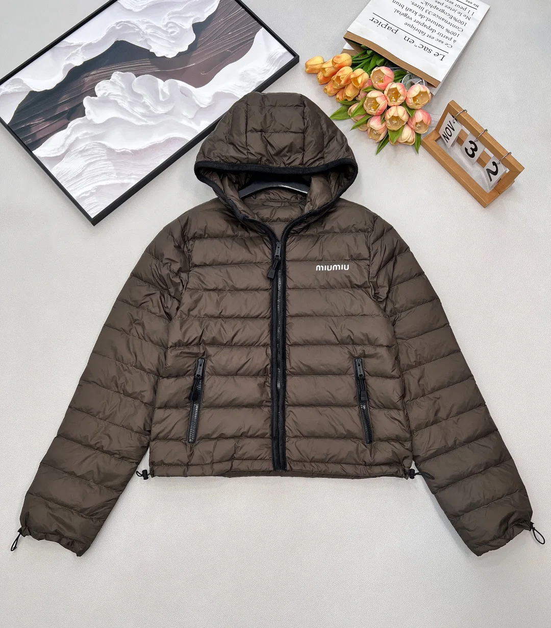 Куртки И Пуховики Женские Miu Miu 1856634