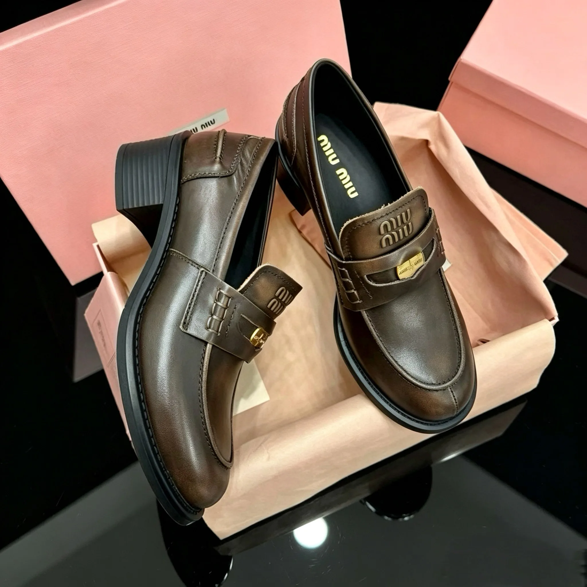 Лоферы И Мокасины Женские Miu Miu 18703352