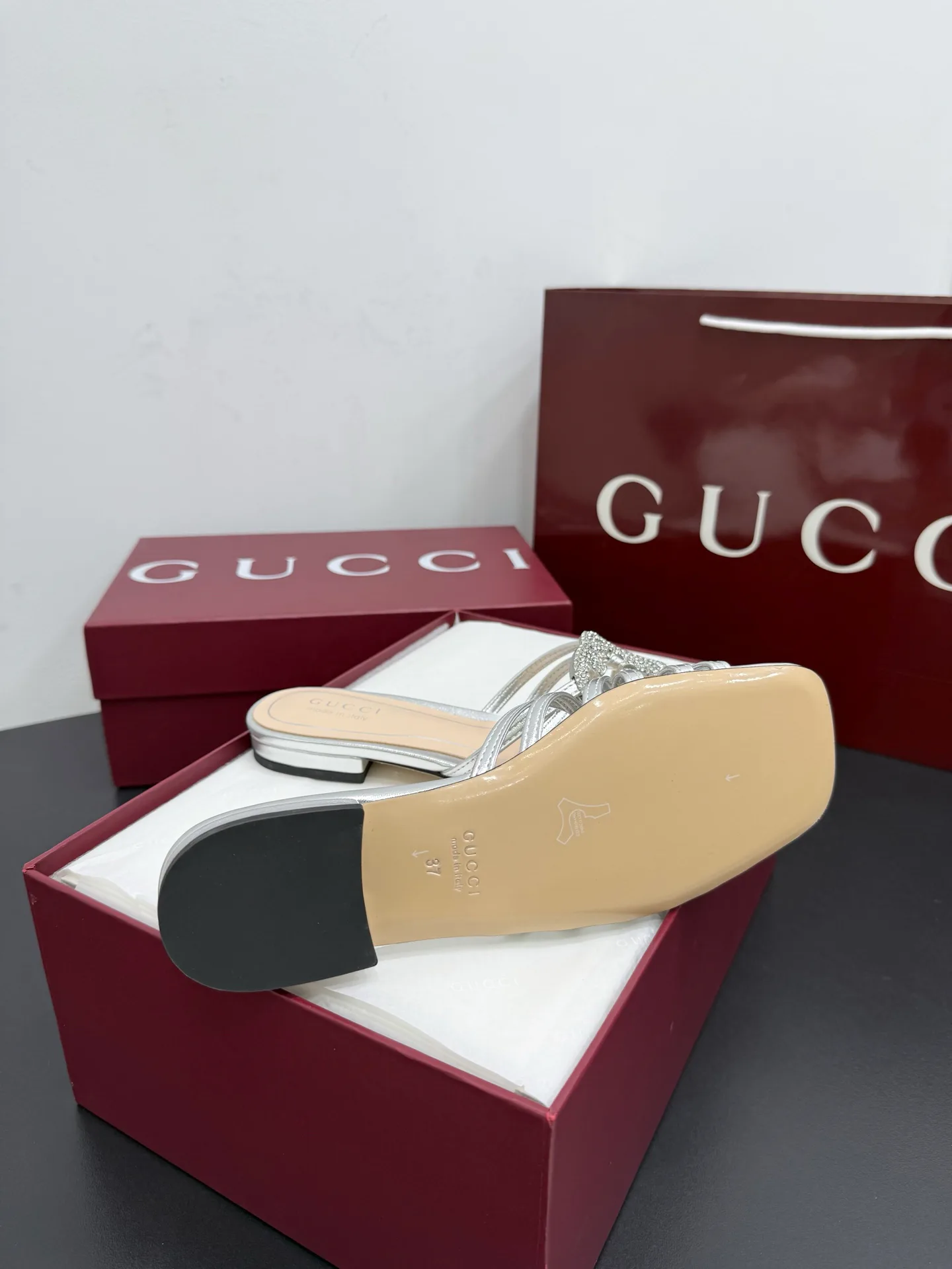 Шлепанцы Женские Gucci 457923