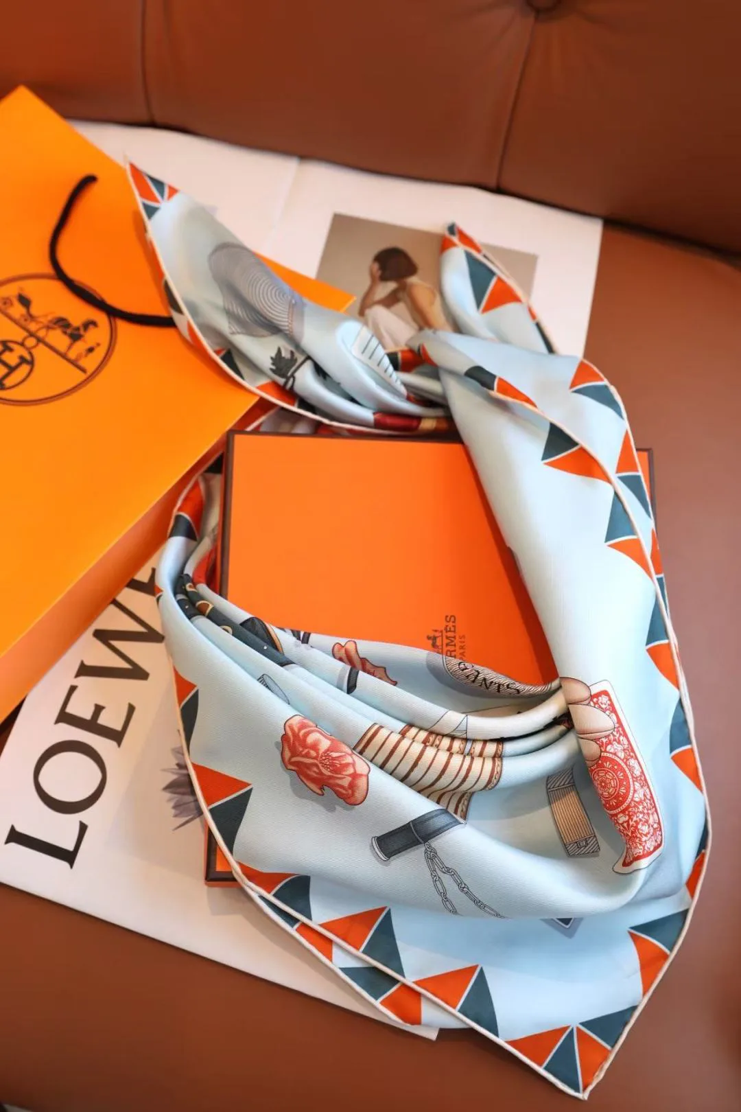 Платки Hermes 9648226
