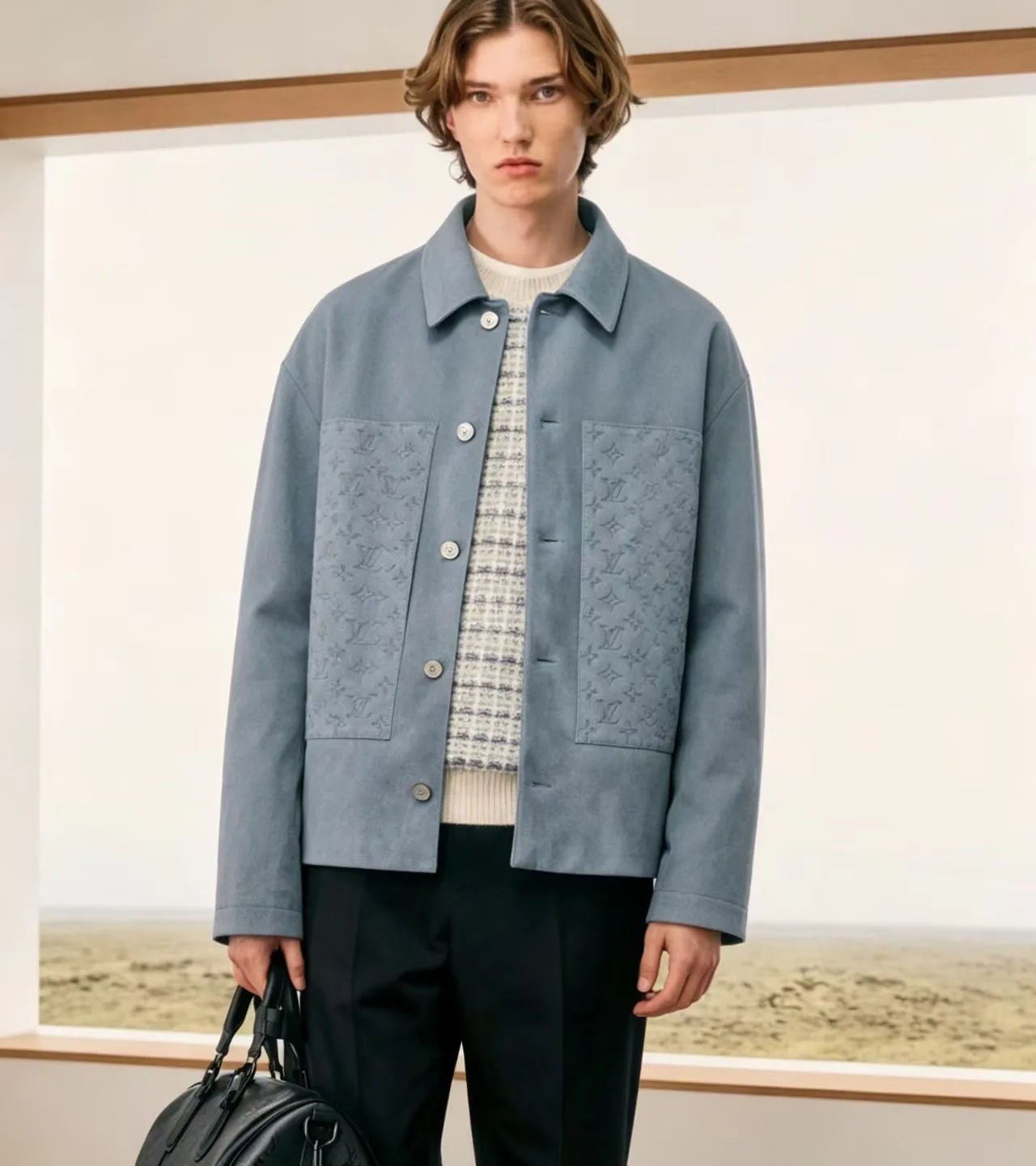 Куртки И Пуховики Мужские Louis Vuitton 18215637