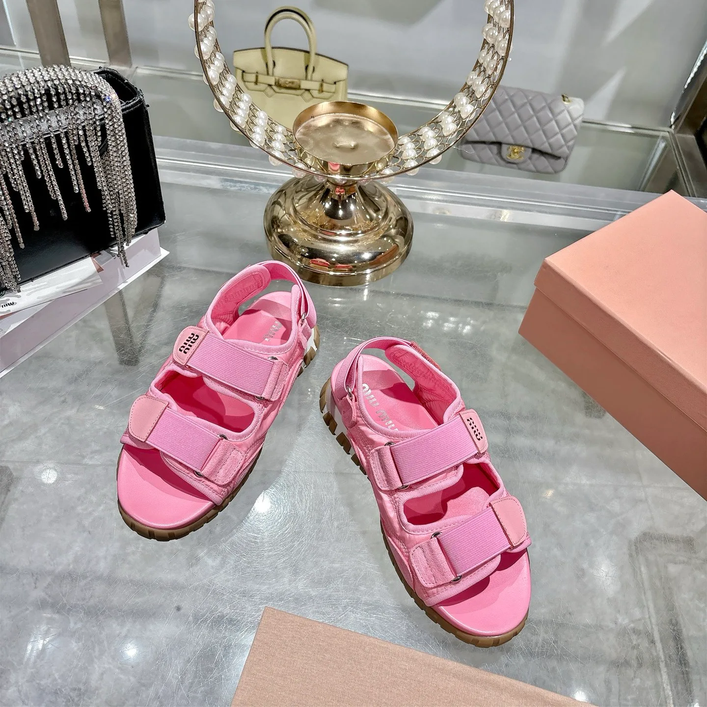 Сандалии Женские Miu Miu 11343182