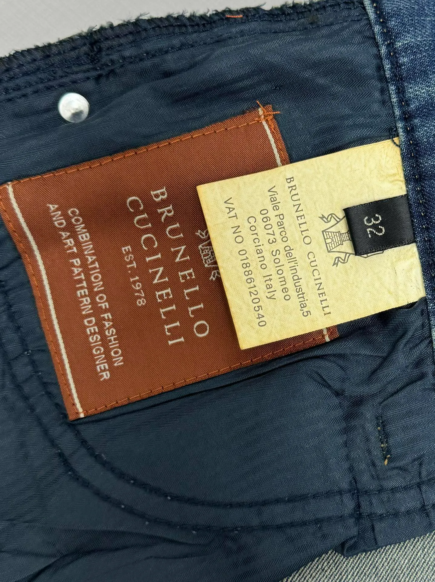 Джинсы Мужские Brunello Cucinelli 11240551