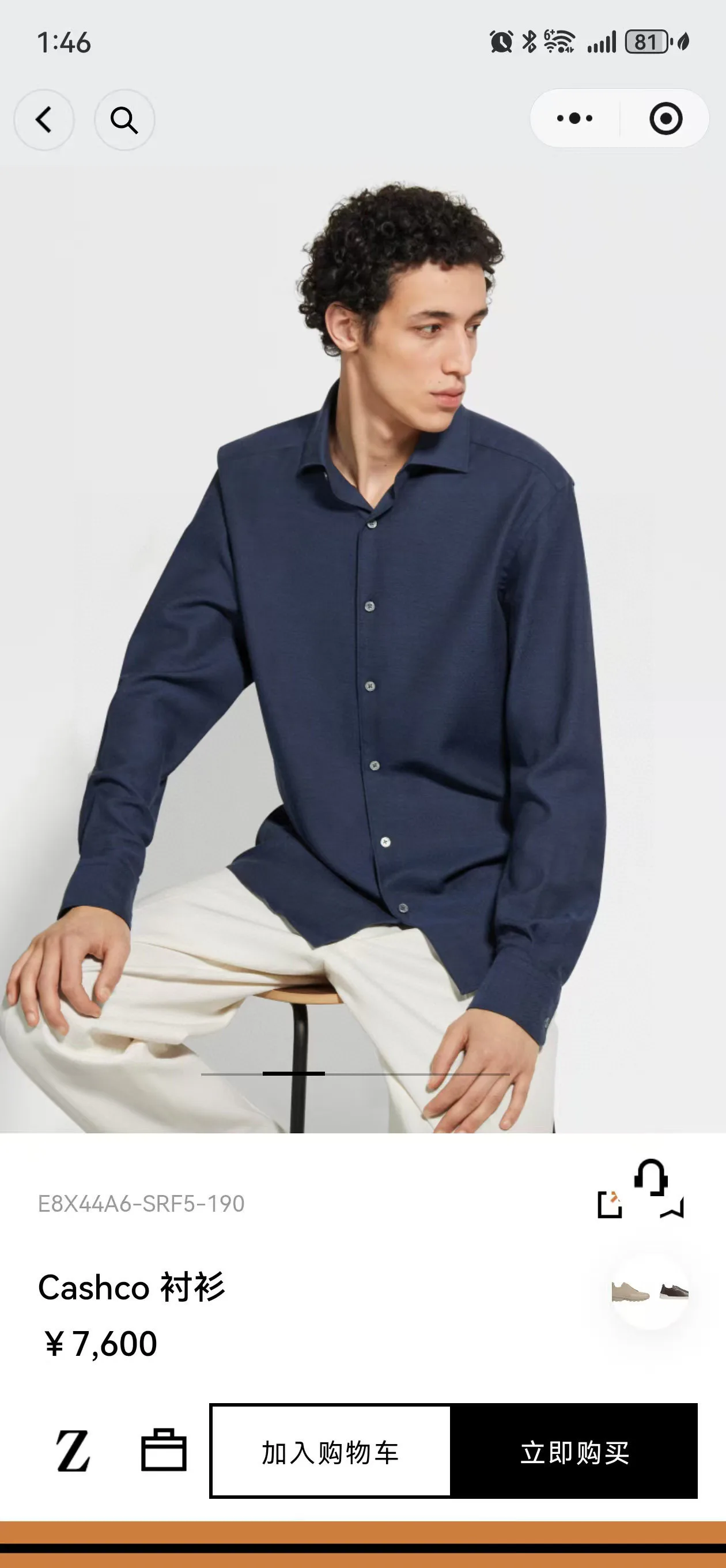 Рубашки Мужские Zegna 11551101