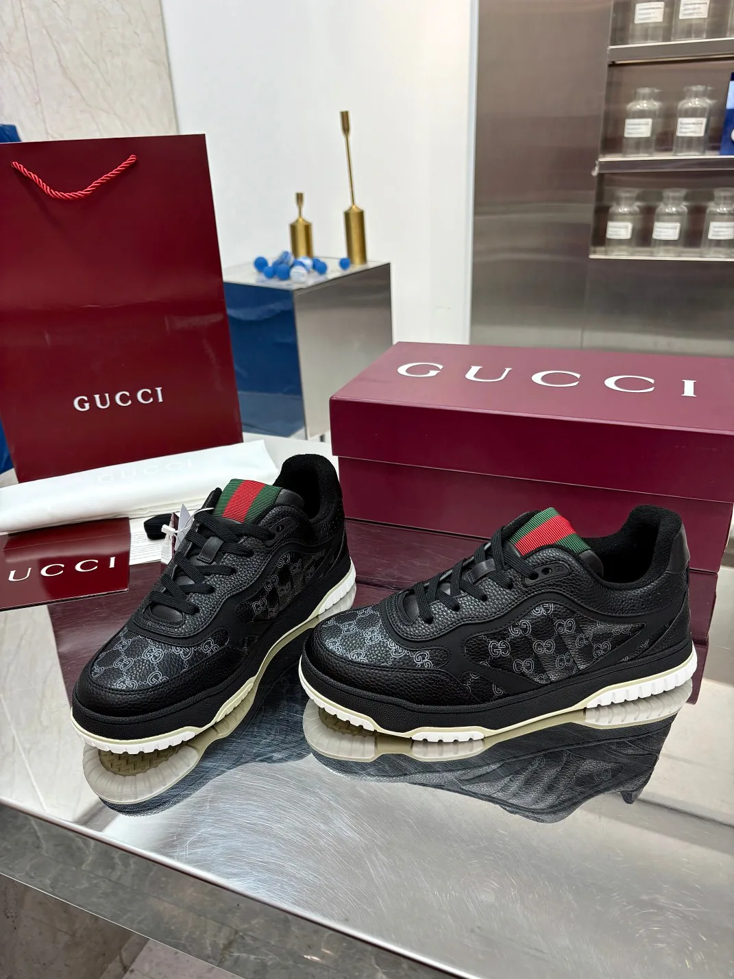 Кроссовки Мужские Gucci 987538