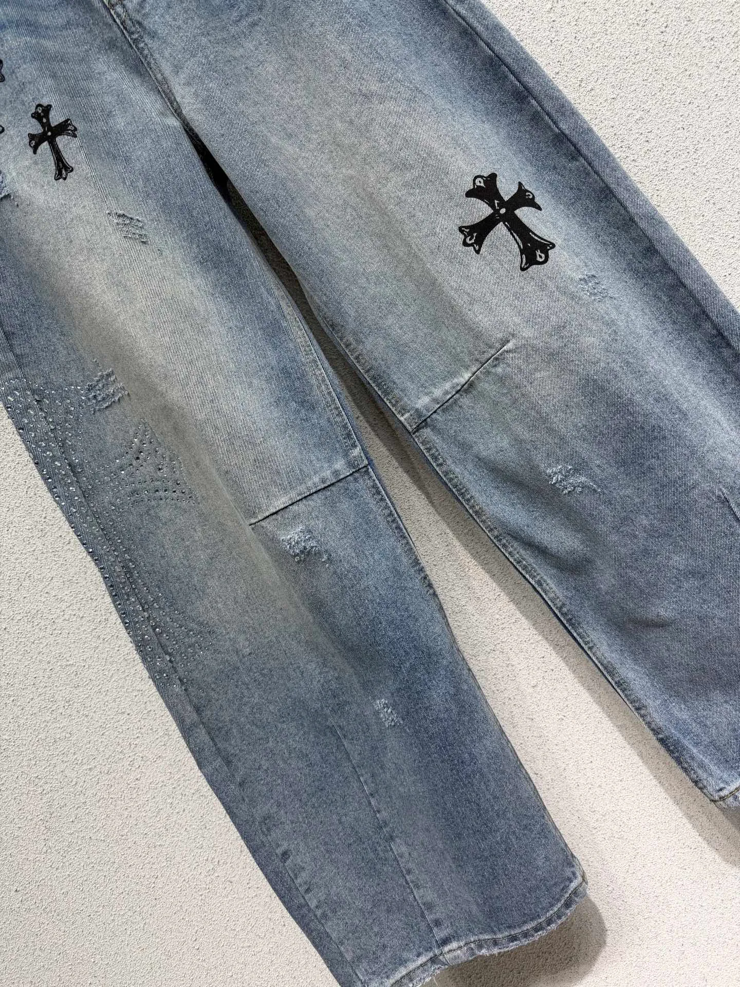 Джинсы Женские Chrome Hearts 11210122