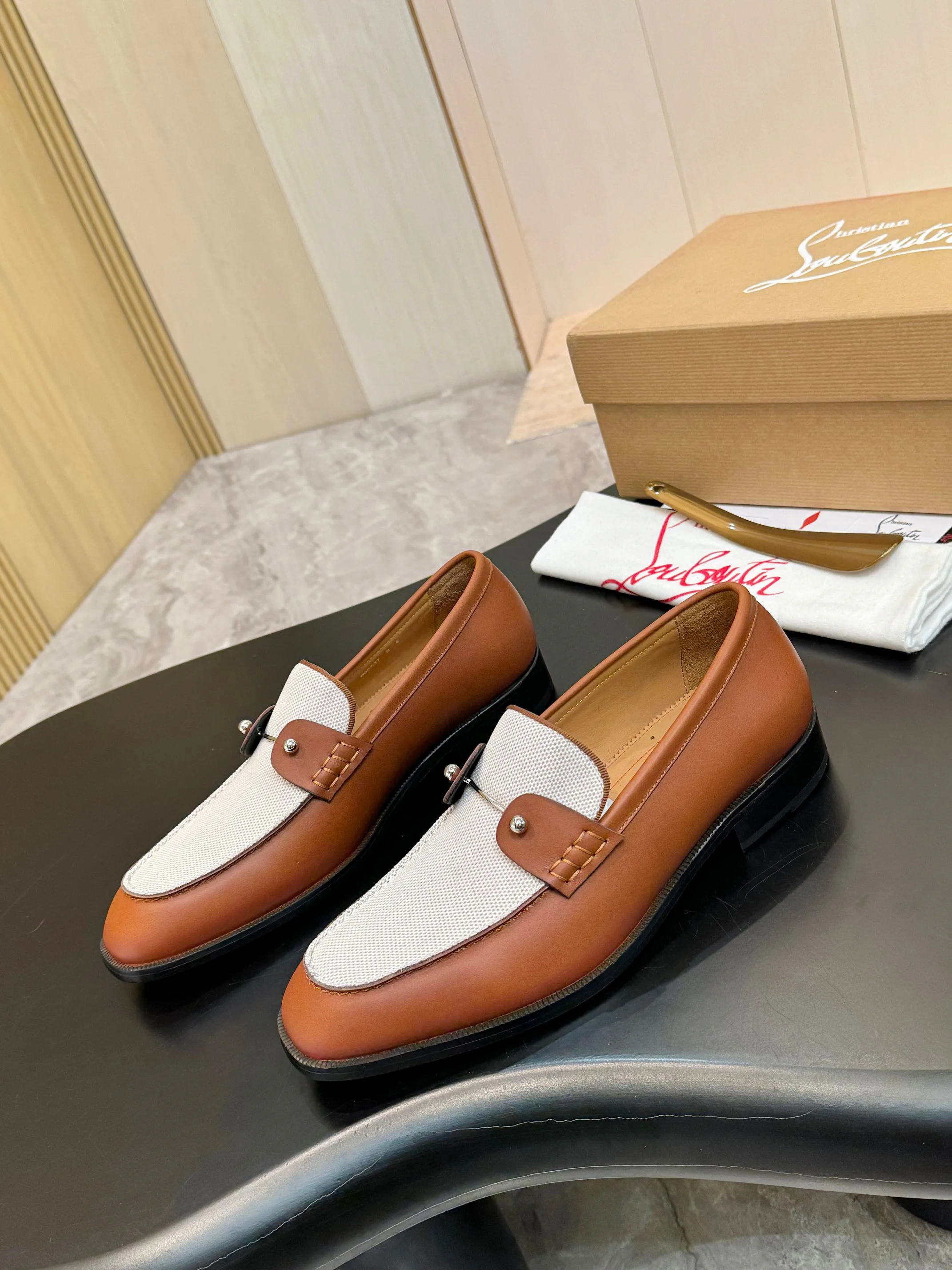 Лоферы И Туфли Мужские Christian Louboutin 18117276