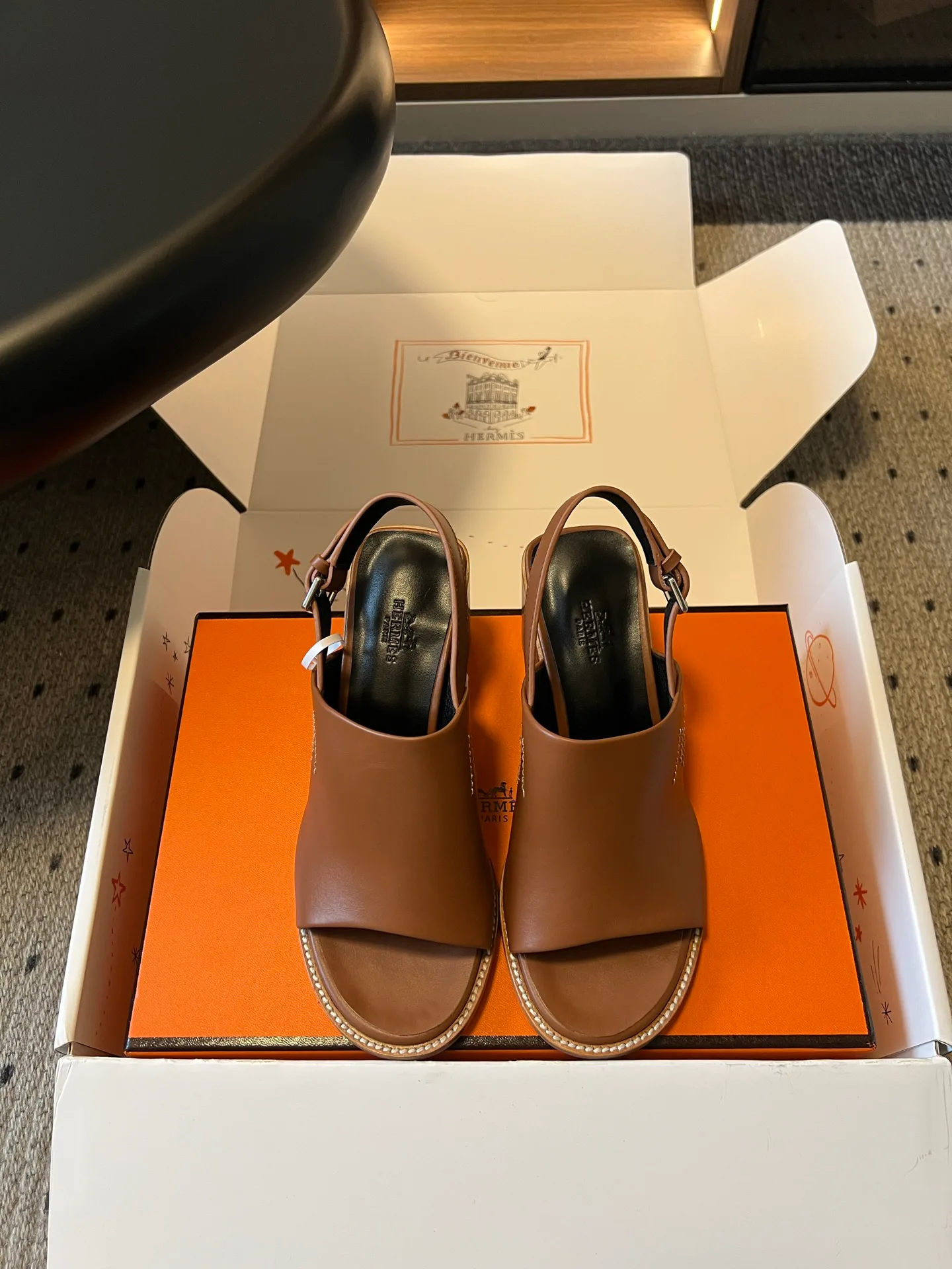 Босоножки Женские Hermes 14622785