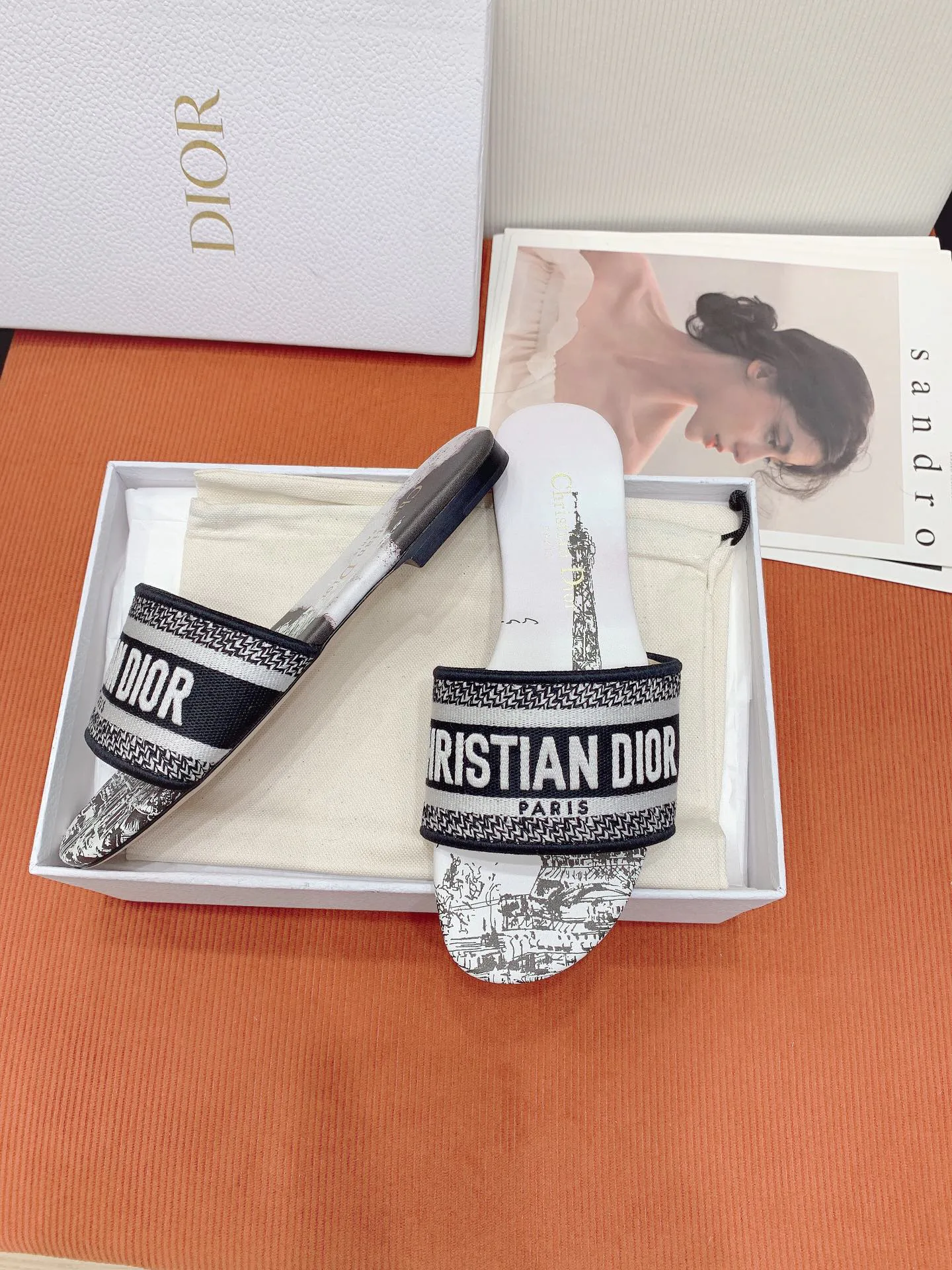 Шлепанцы Женские Christian Dior 961783