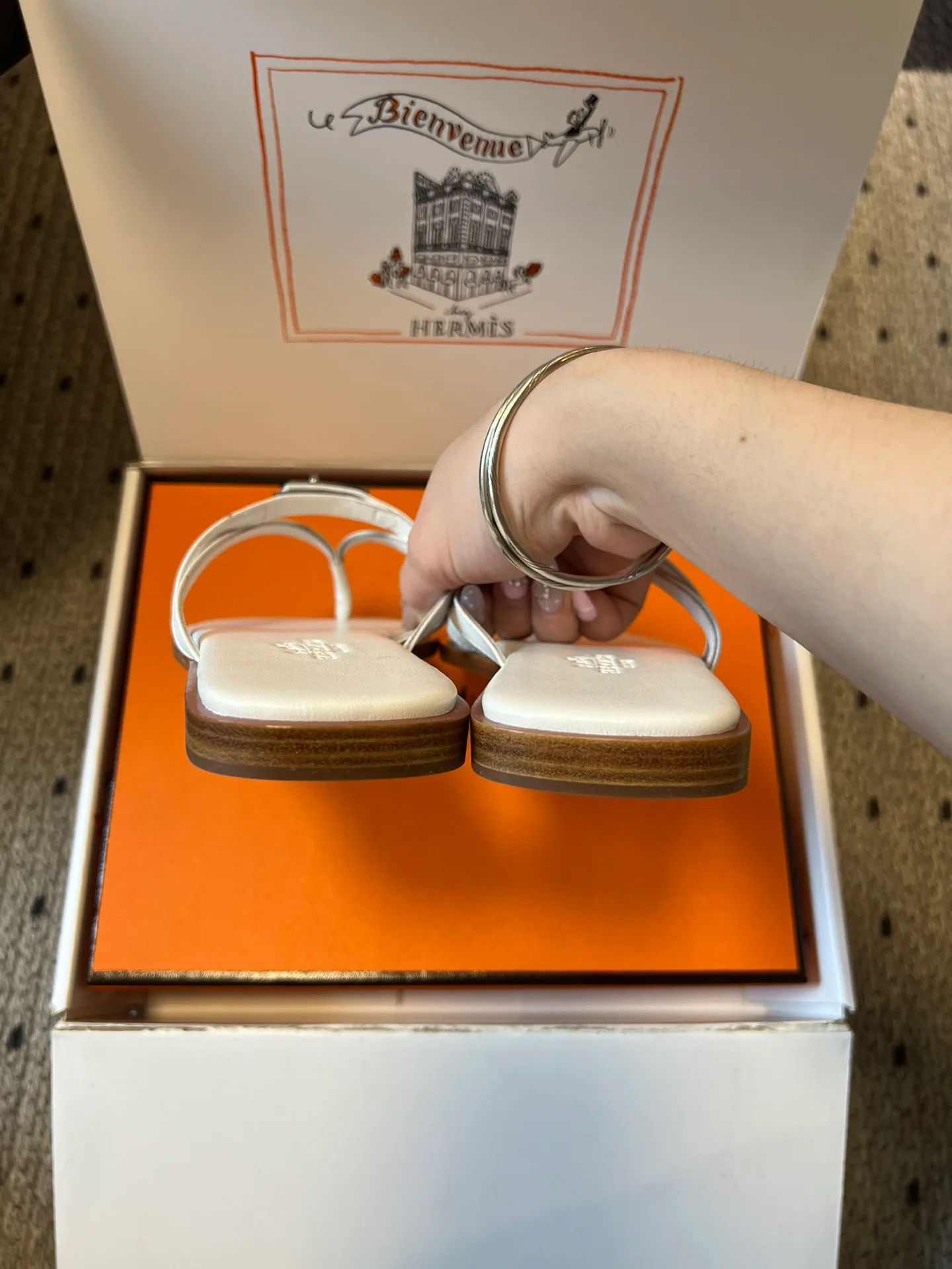 Шлепанцы Женские Hermes 10209514