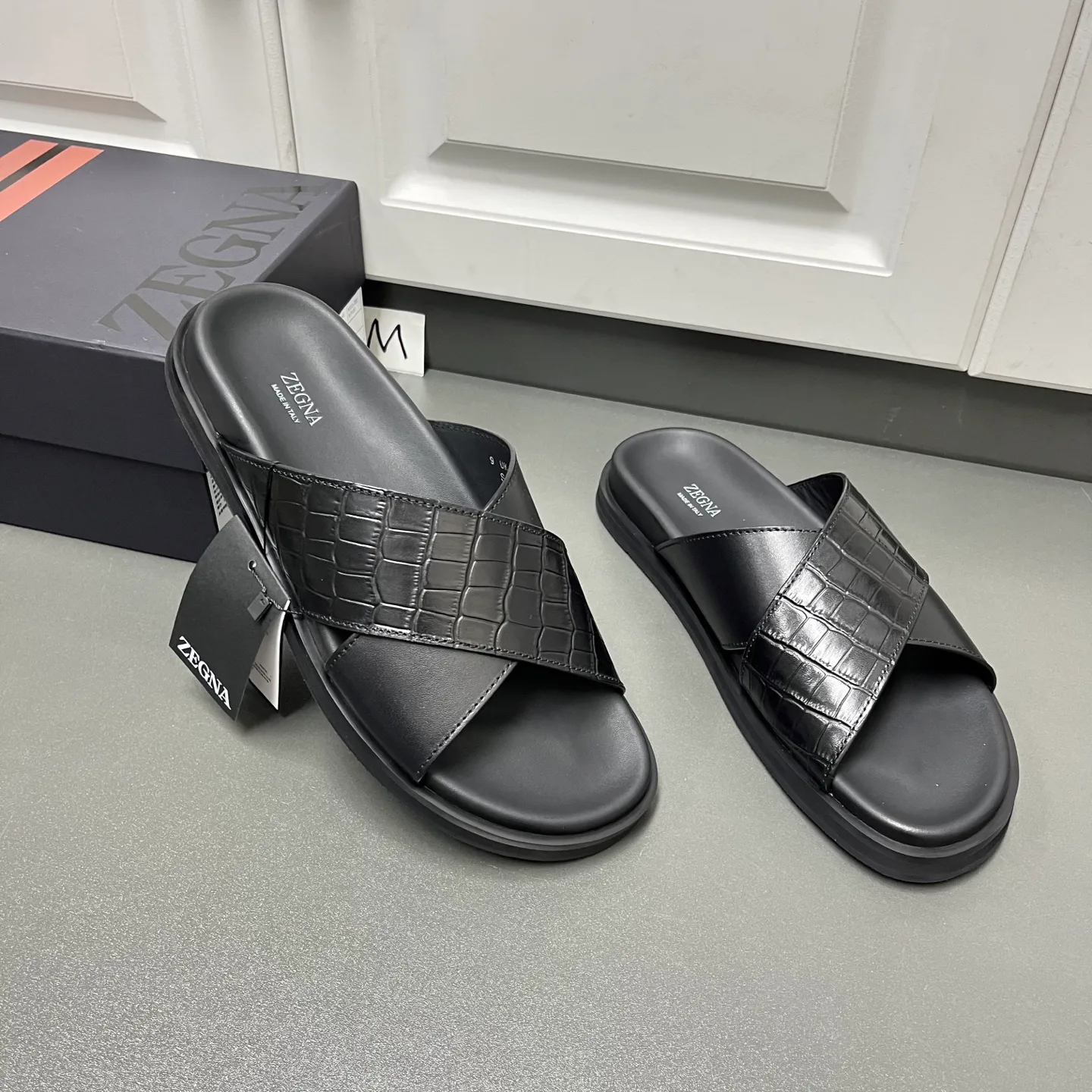 Шлепанцы Мужские Zegna 30415