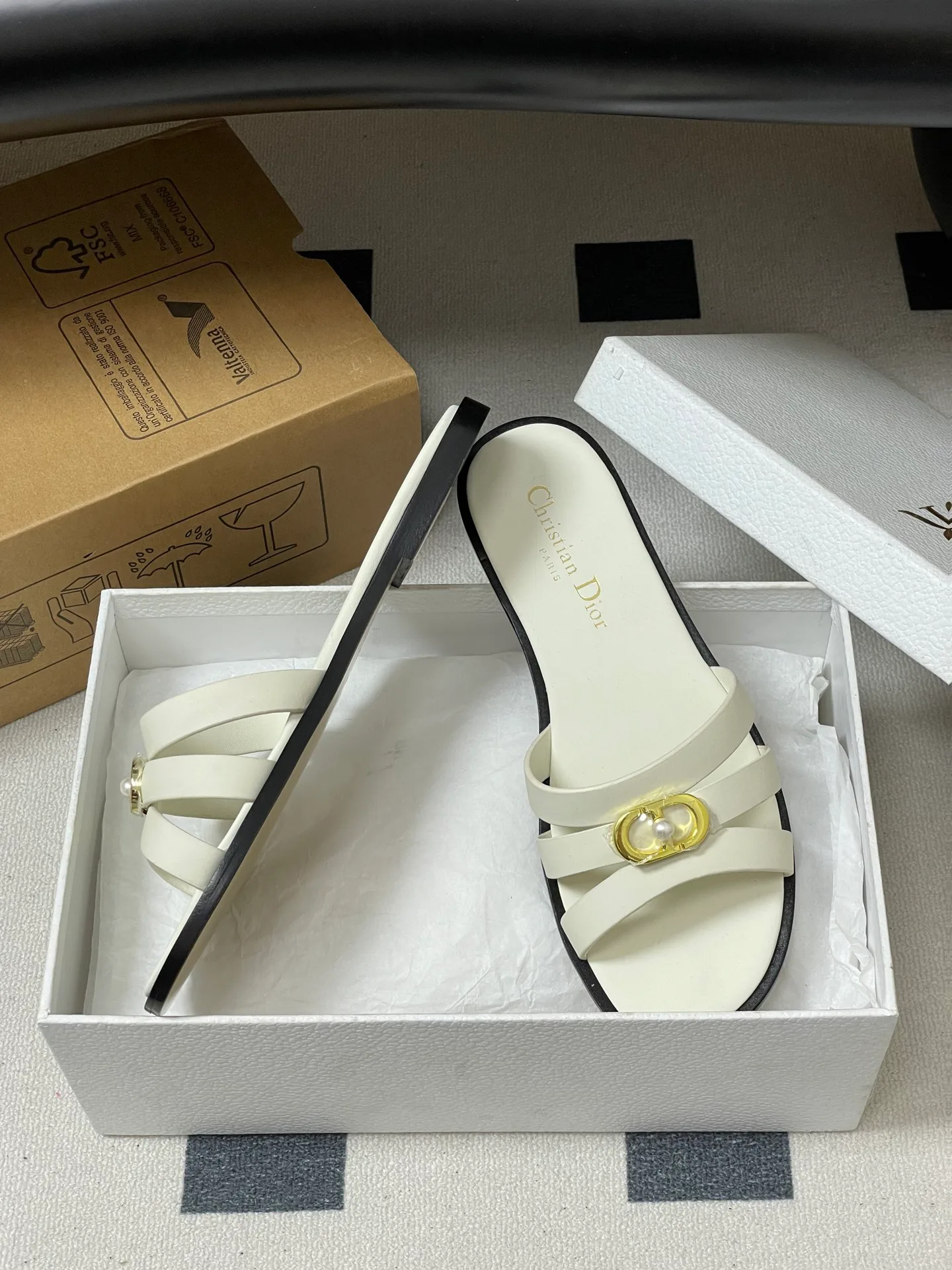 Шлепанцы Женские Christian Dior 300688