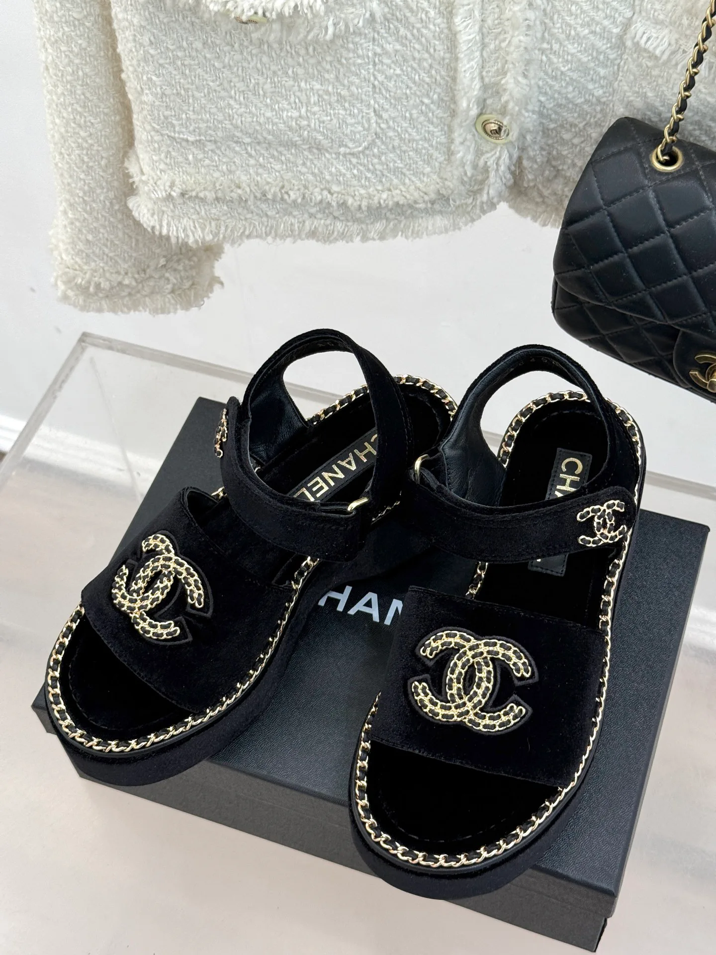 Сандалии Женские Chanel 3425659