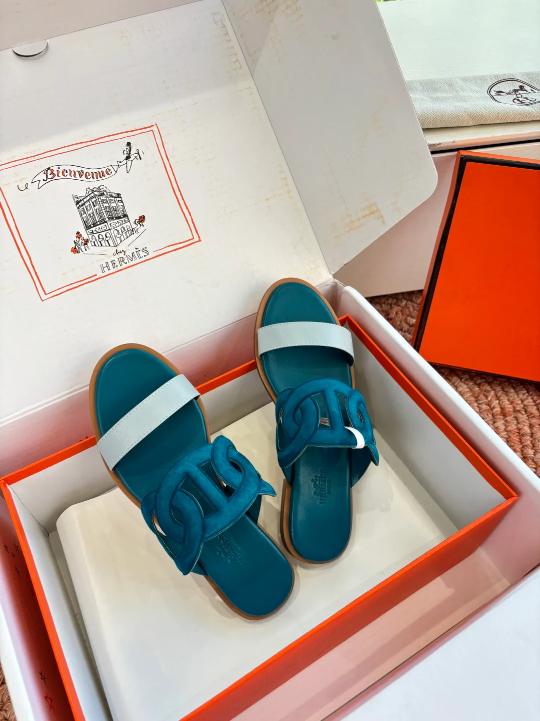 Шлепанцы Женские Hermes 11506580