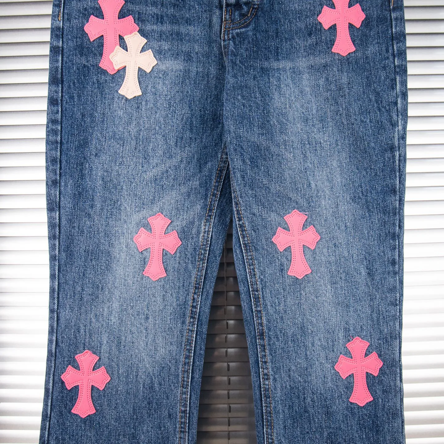 Джинсы Женские Chrome Hearts 11545019