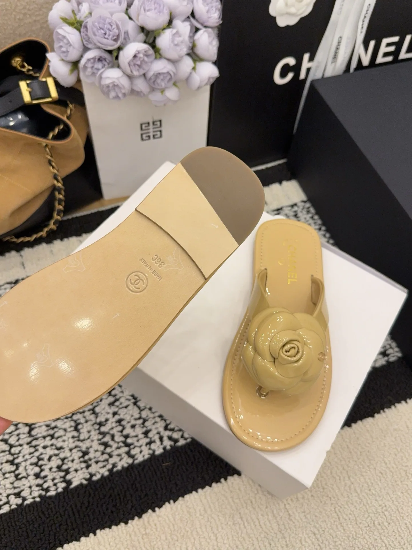 Шлепанцы Женские Chanel 403354