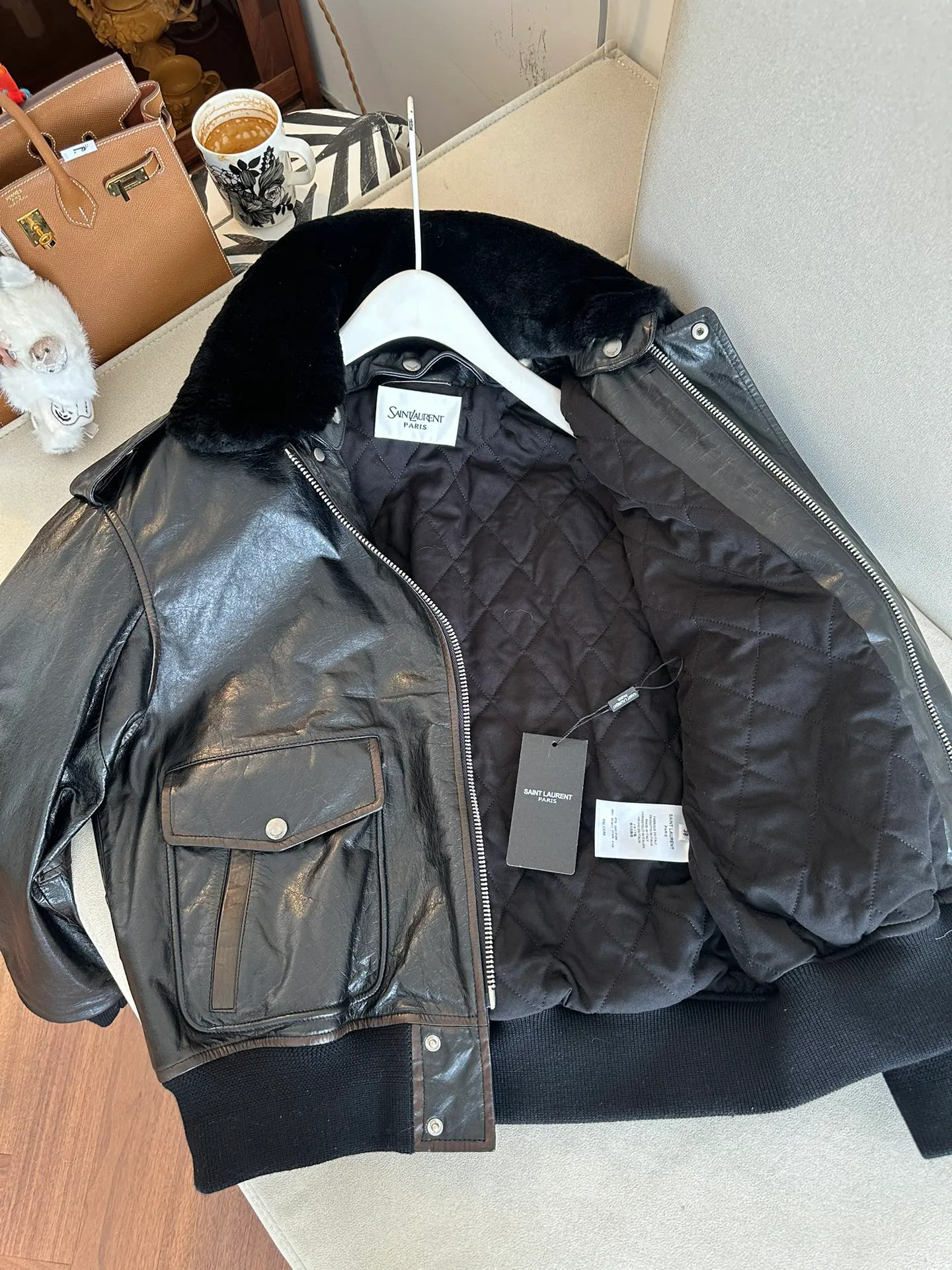 Куртки Женские Saint Laurent 334225