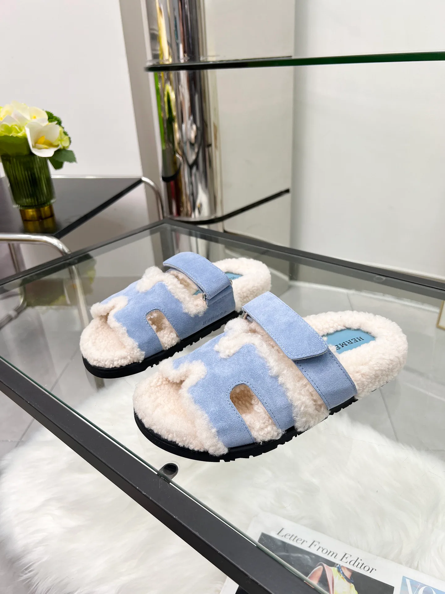 Тапочки Женские Hermes 59280