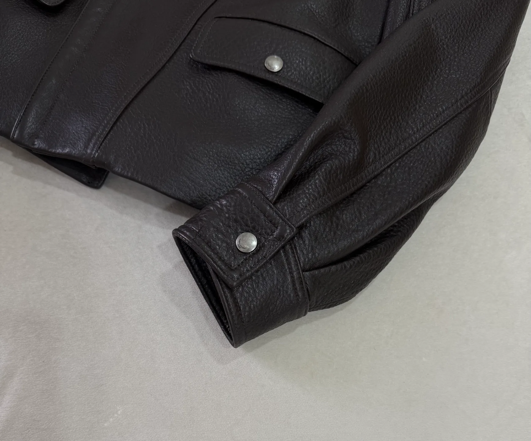 Кожаные Куртки И Дублёнки Женские Saint Laurent 18259824