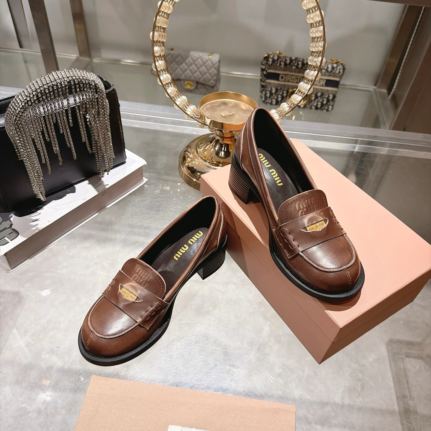 Лоферы И Мокасины Женские Miu Miu 19685815