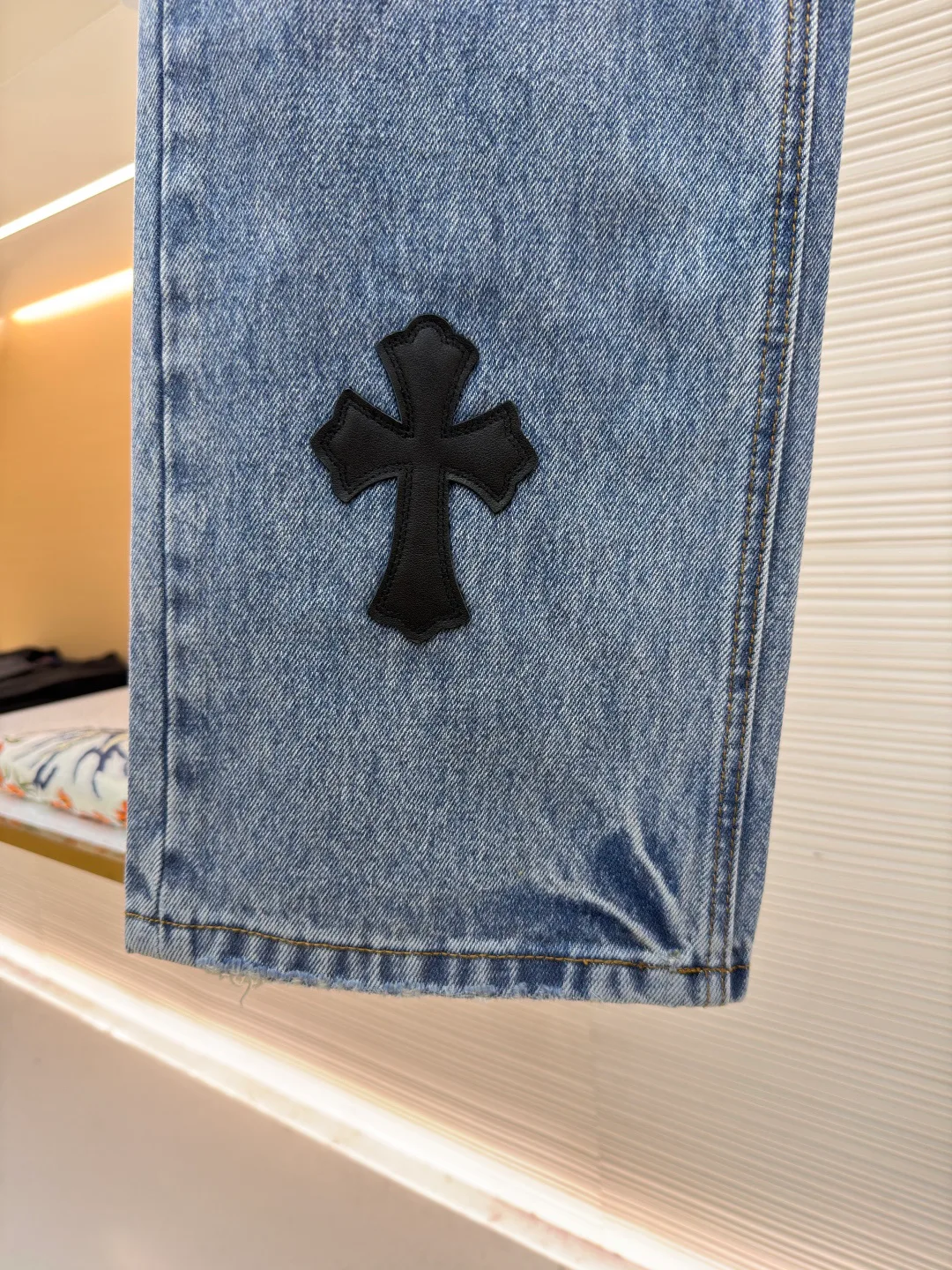Джинсы Мужские Chrome Hearts 1566555