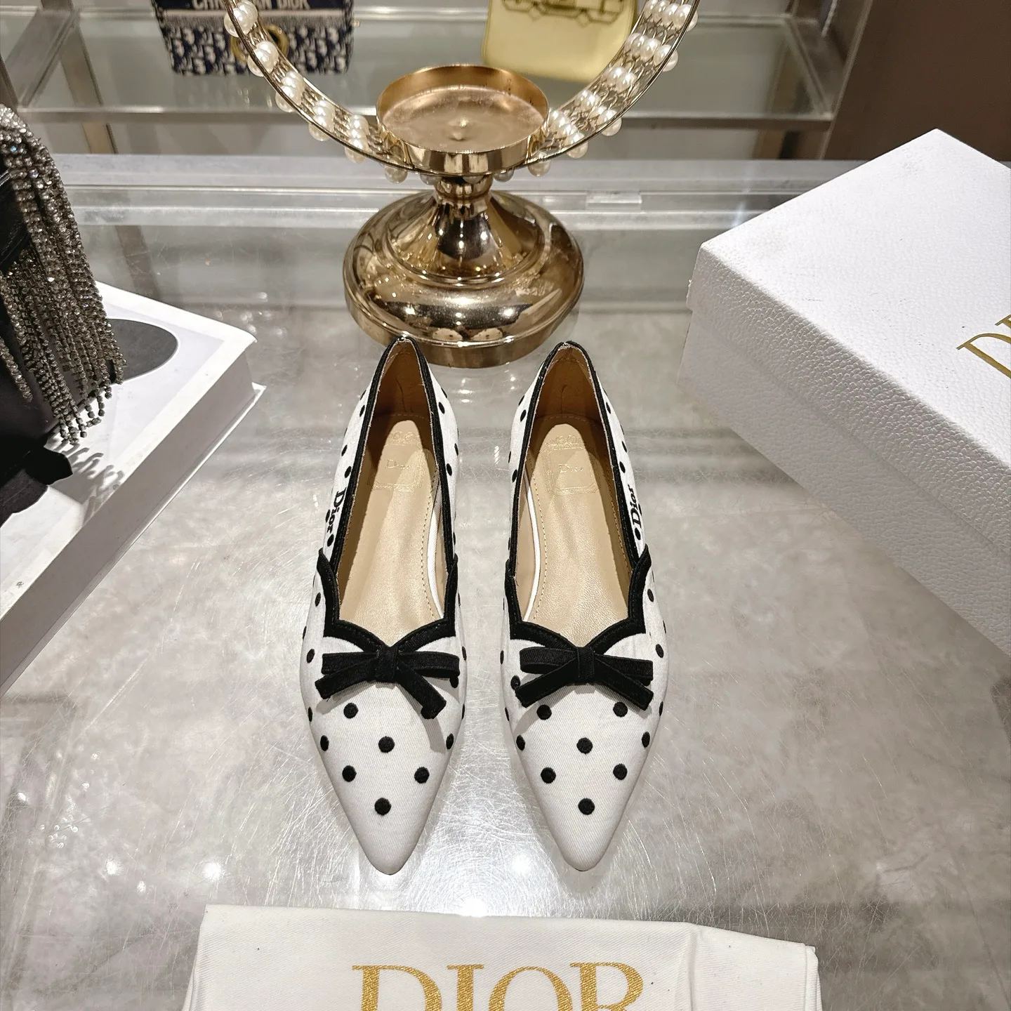 Балетки Женские Christian Dior 18025496