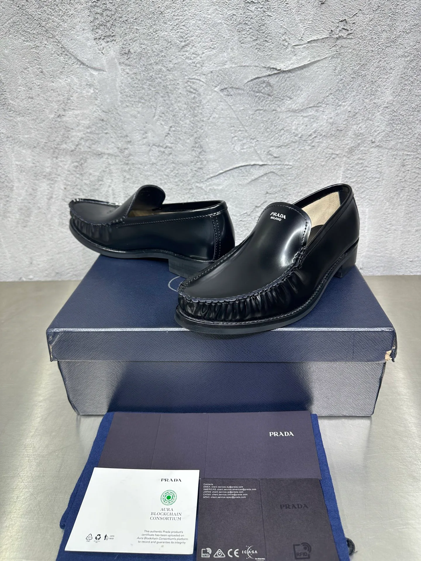 Лоферы Мужские Prada 115829