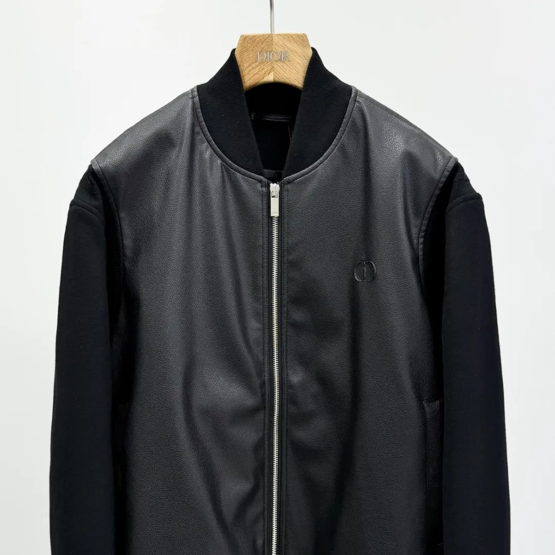 Кожаные Куртки И Дублёнки Мужские Christian Dior 1271037
