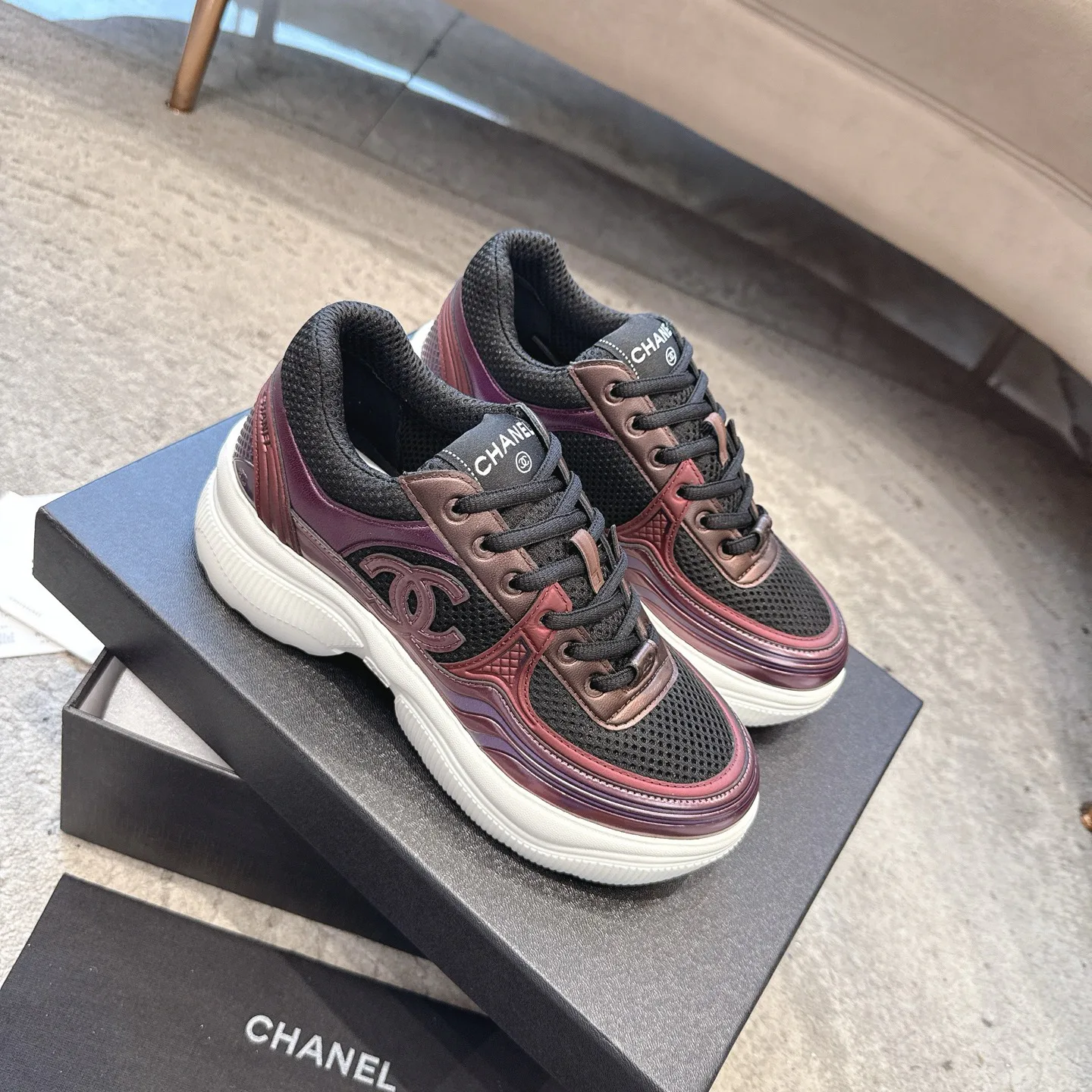 Кроссовки Женские Chanel 3925490