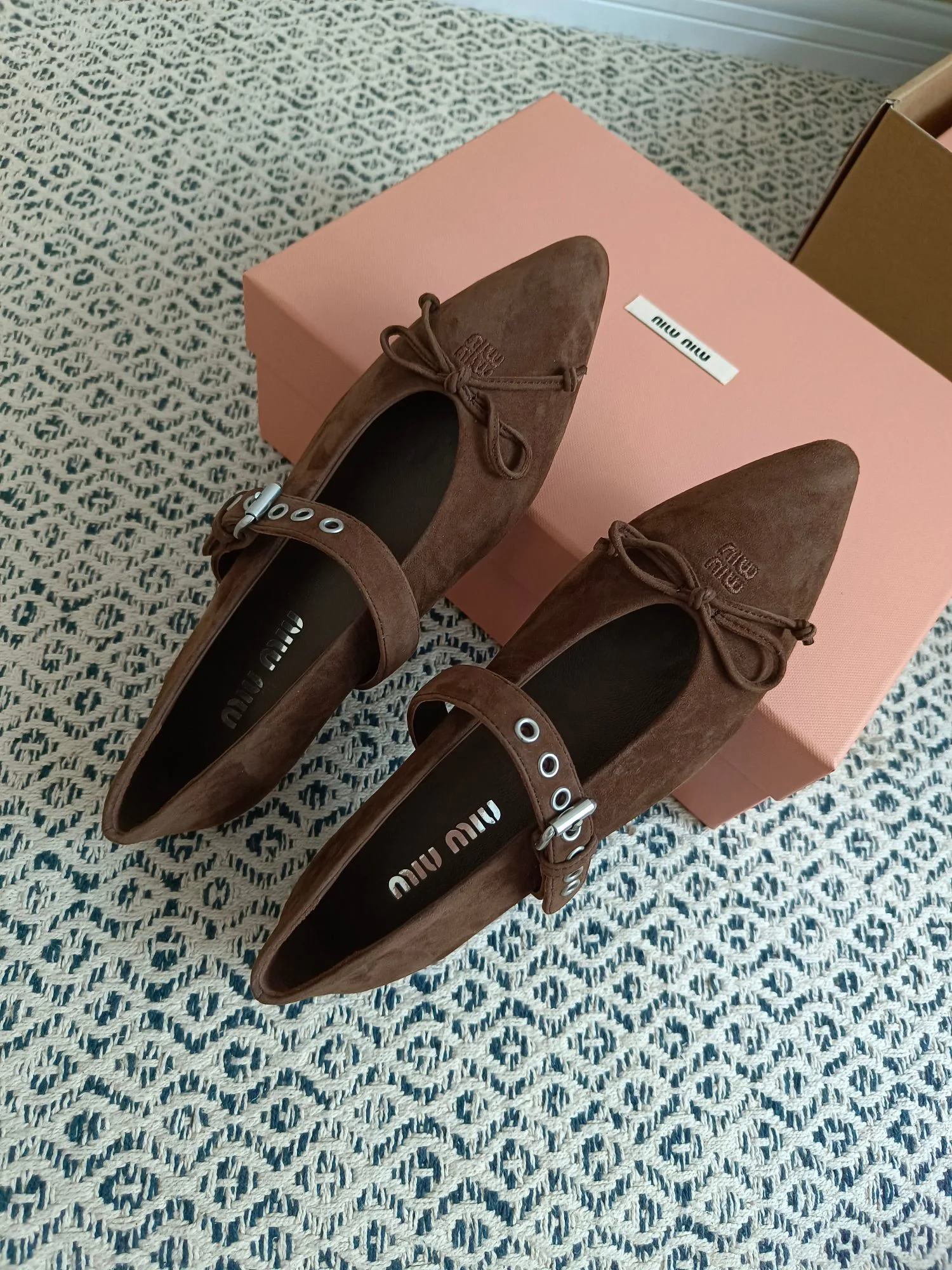 Балетки Женские Miu Miu 19275190
