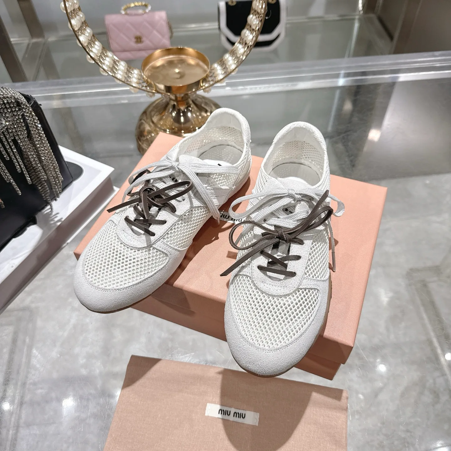 Кроссовки Женские Miu Miu 4549617