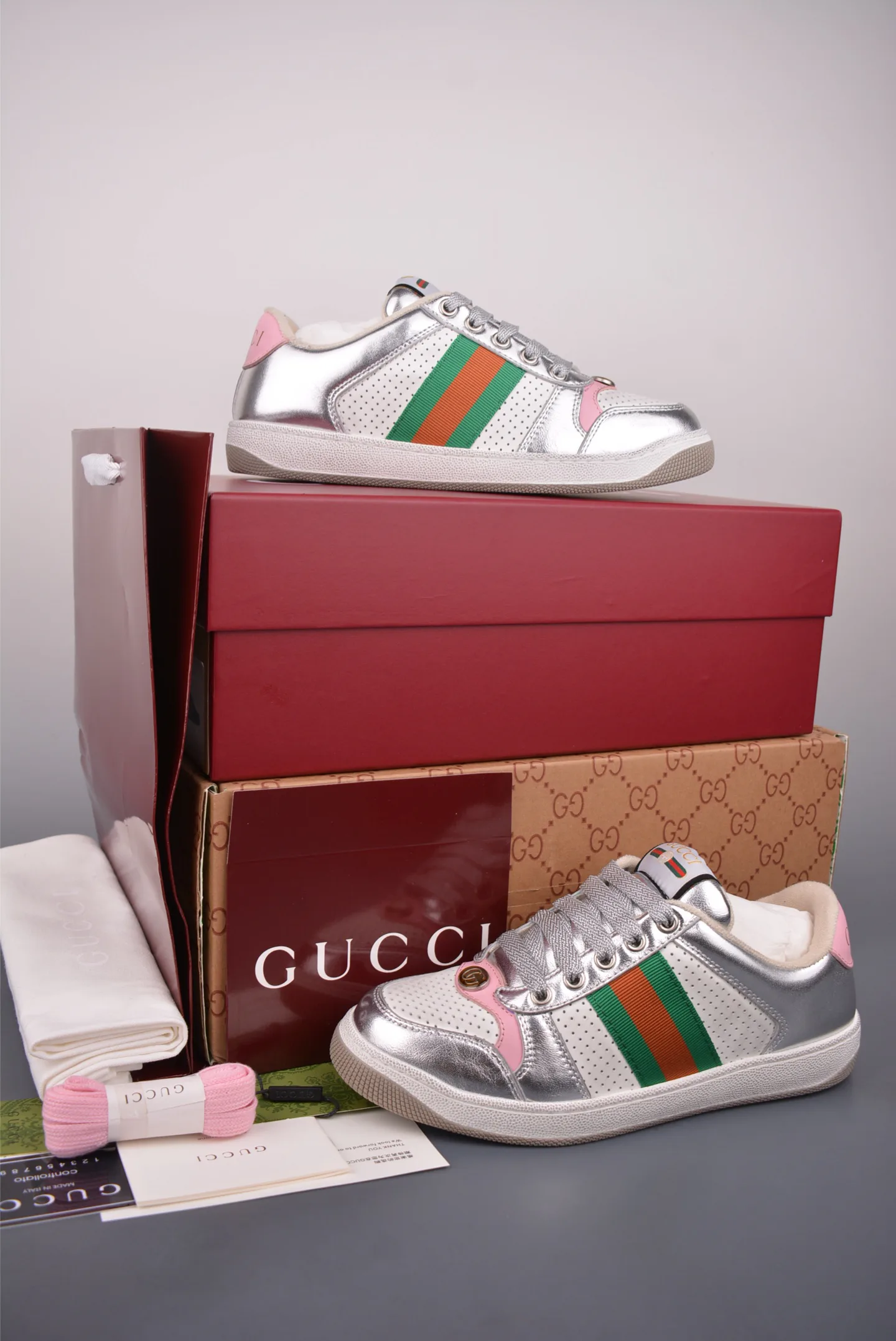 Кроссовки Женские Gucci 12962285