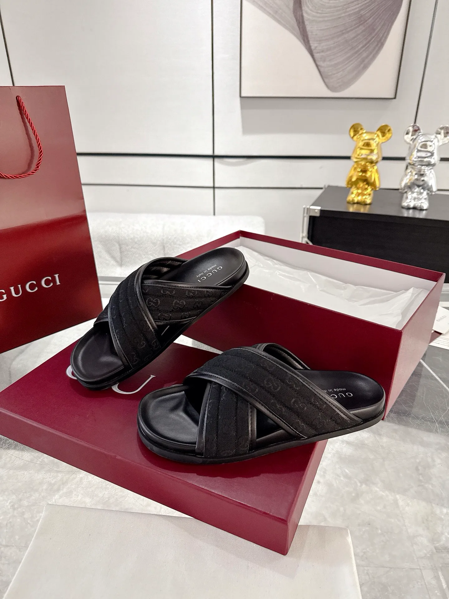 Шлепанцы Женские Gucci 13598866