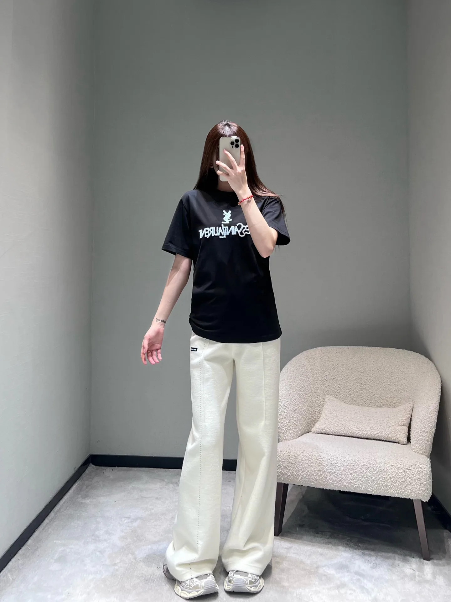 Футболки Женские Saint Laurent 4945996