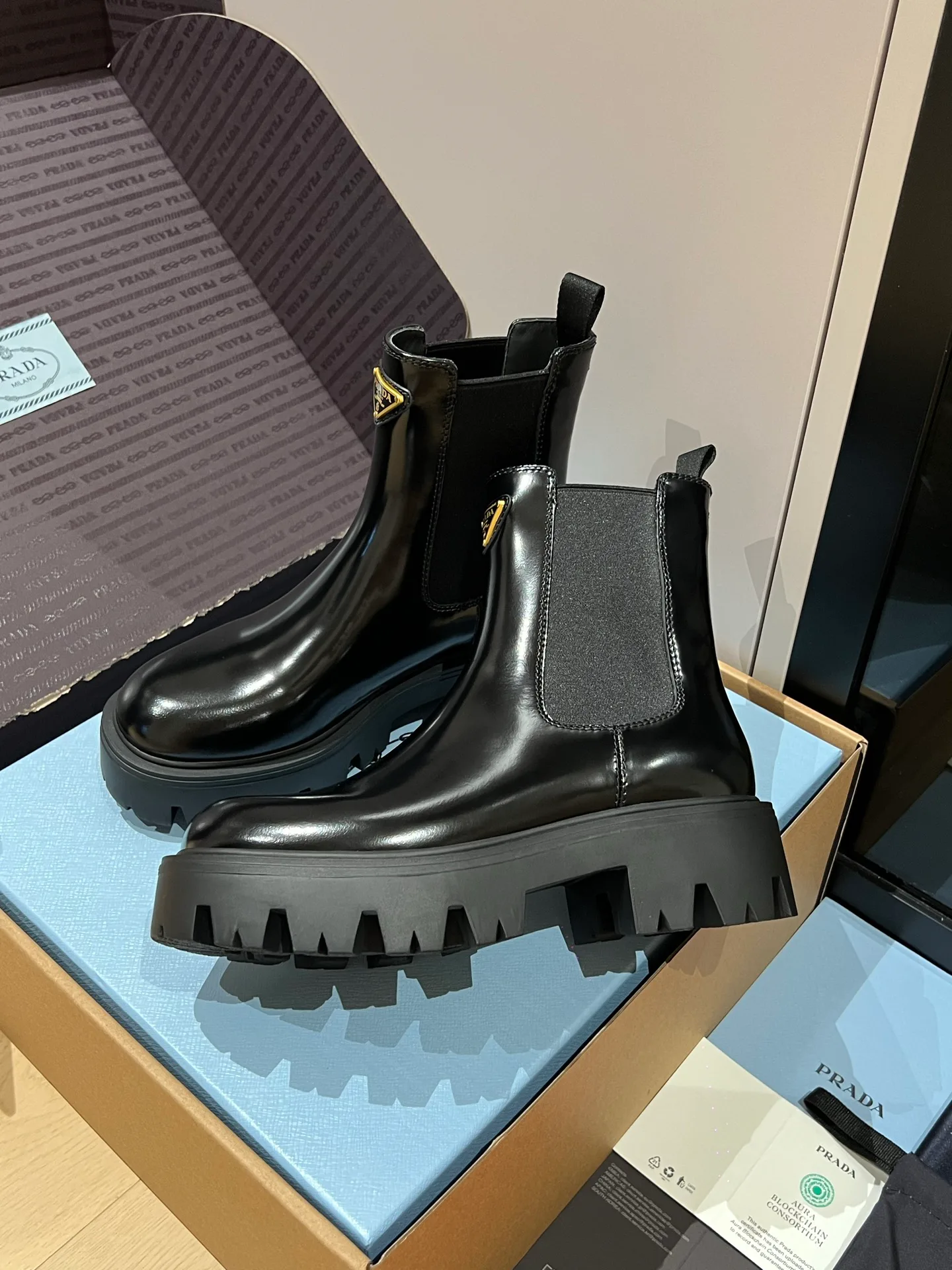 Ботинки Женские Prada 201354