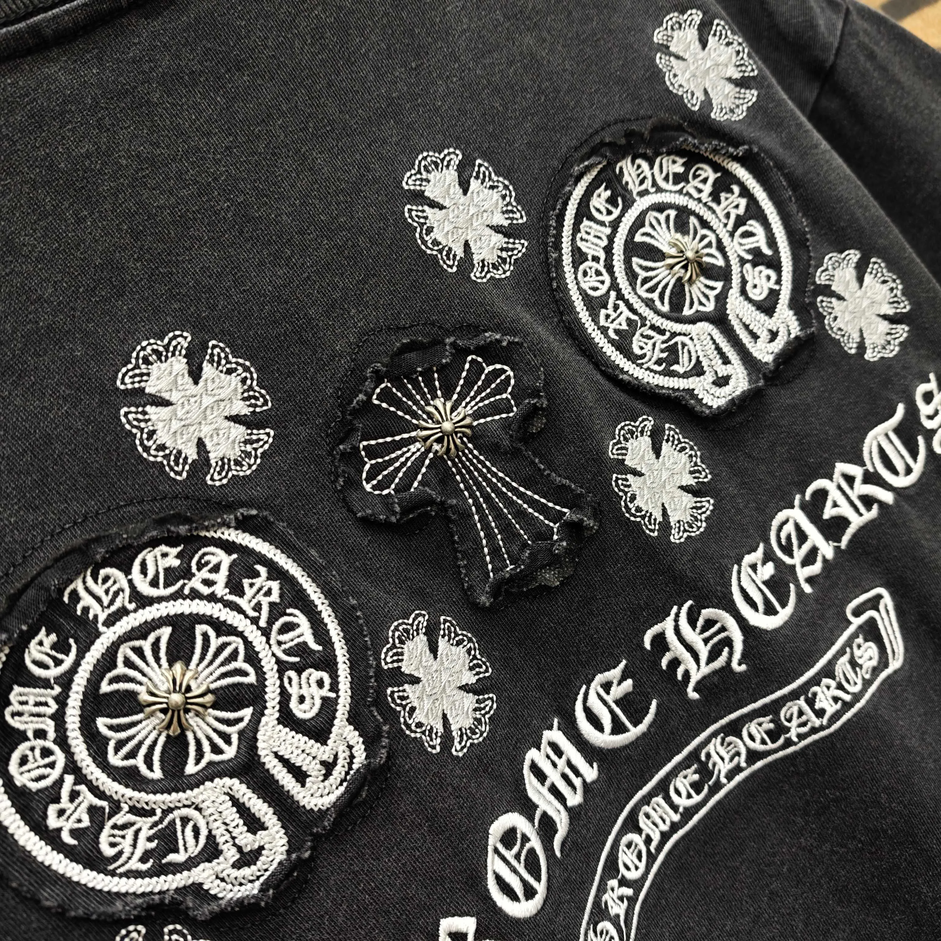 Лонгсливы Мужские Chrome Hearts 13311049