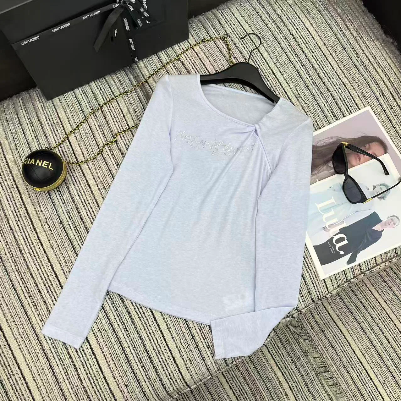 Лонгсливы Женские Saint Laurent 11230099